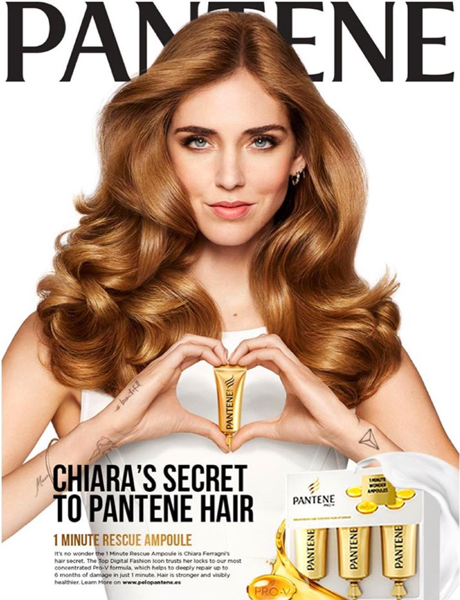 Ken Arthur Hairstylist to Chiara Ferragni, in Milano, Pantene
