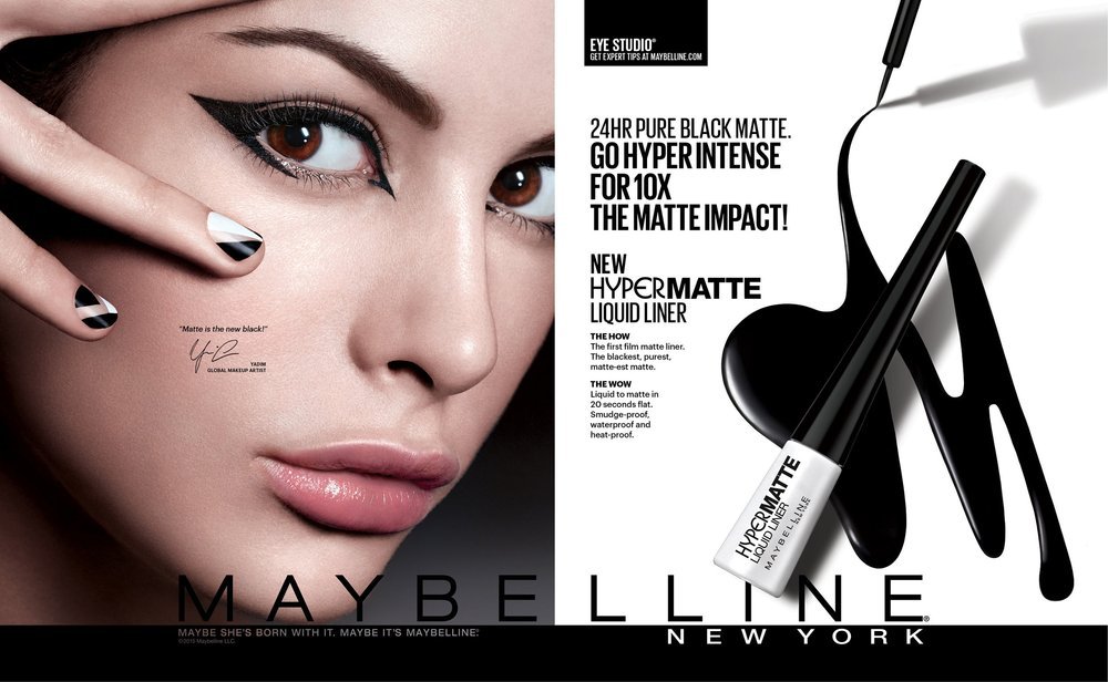 Ken Arthur Hair, with Kemp Muhl, for Maybelline, New York