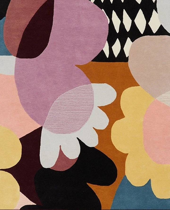 A rug that does more than warm up a room - it wakes it up.⁠
⁠
⁠Think playful organic shapes, a palette that dances from soft lilac to deep ochre, and a sense of movement that draws the eye and grounds the room.⁠
⁠
Rugs like this don&rsquo;t just add 