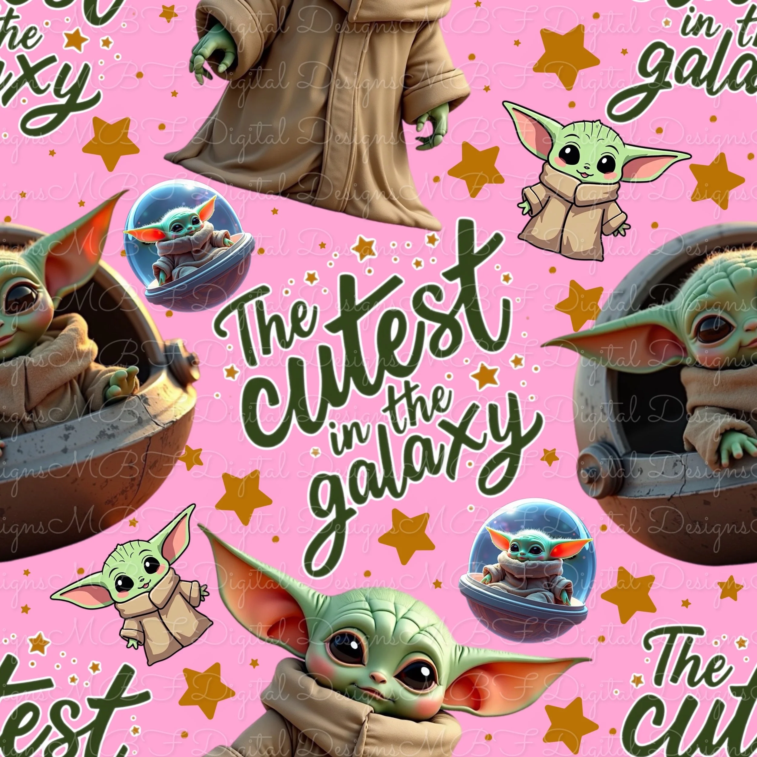 Cutest In The Galaxy (precious pink color way)