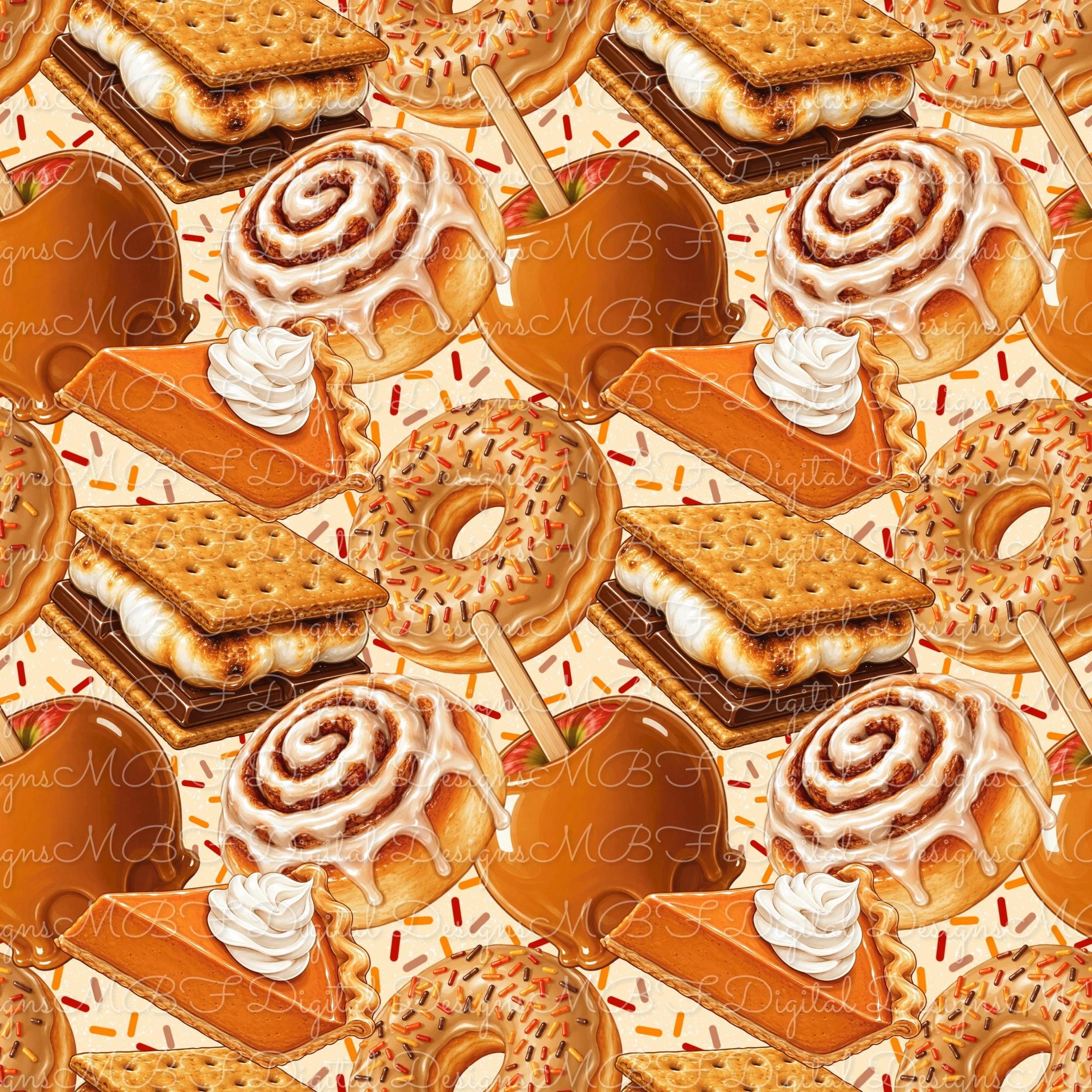 Fall Sweet Treats (cream color way)