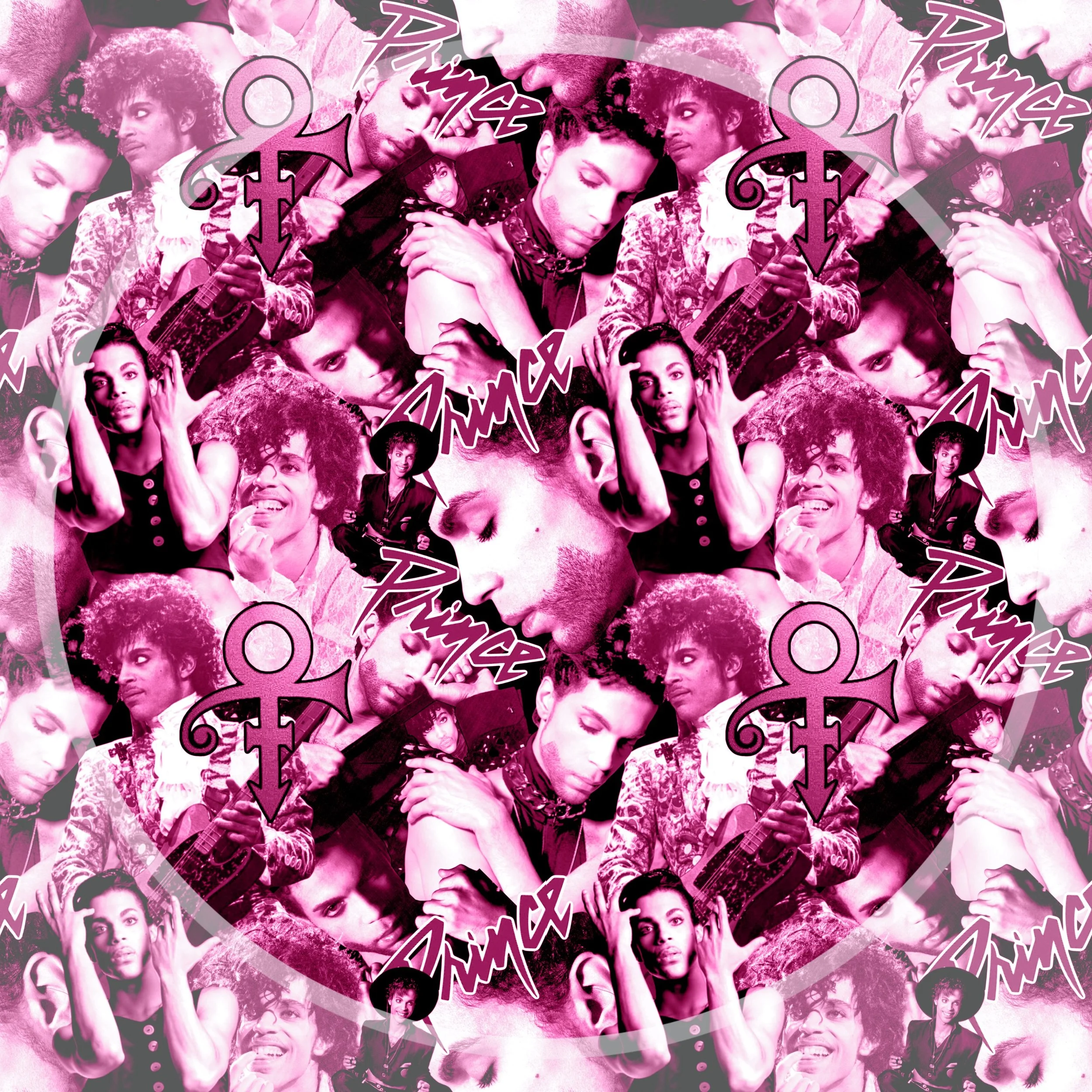 PRINCE Collage (raspberry beret color way)