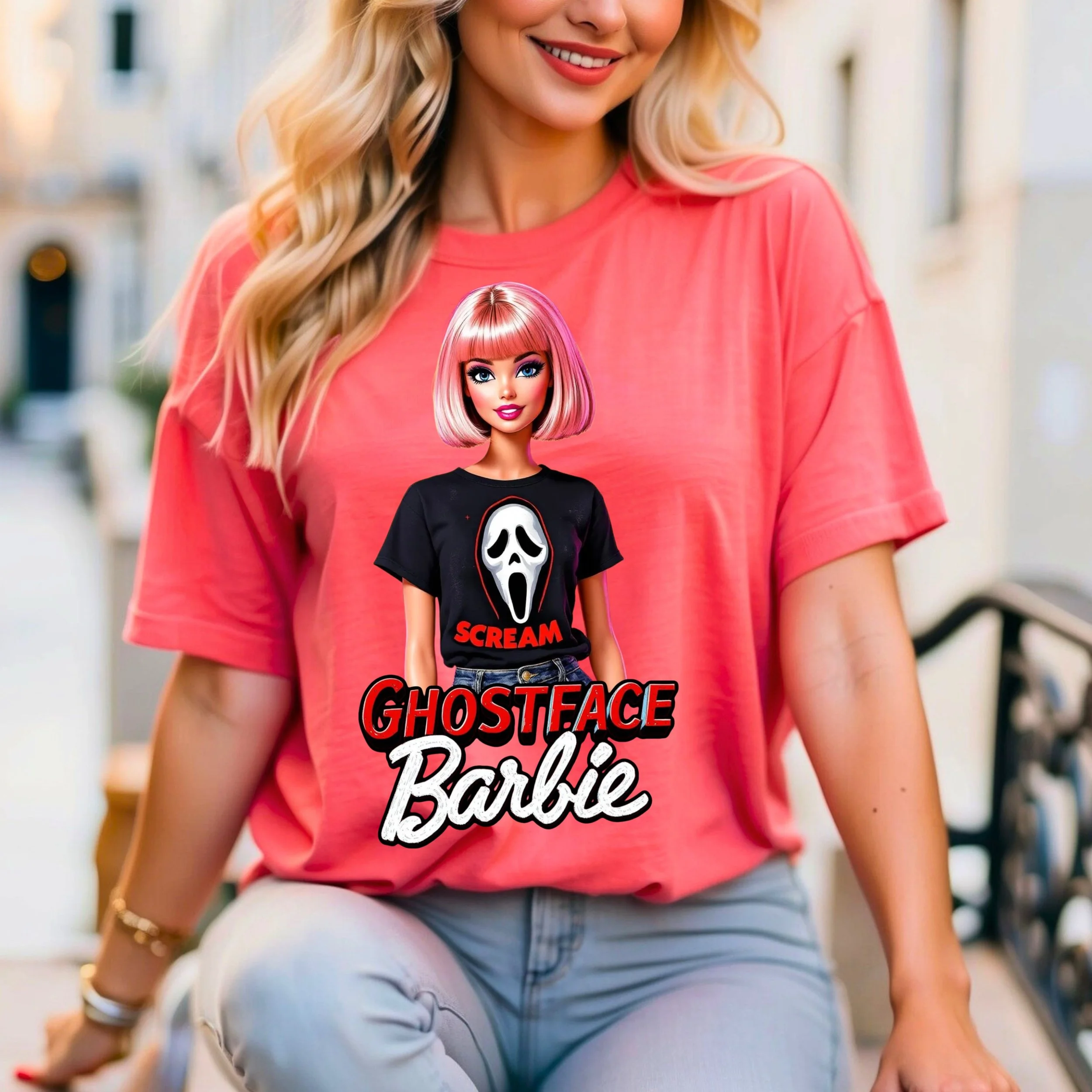Ghostface Barbie PNG