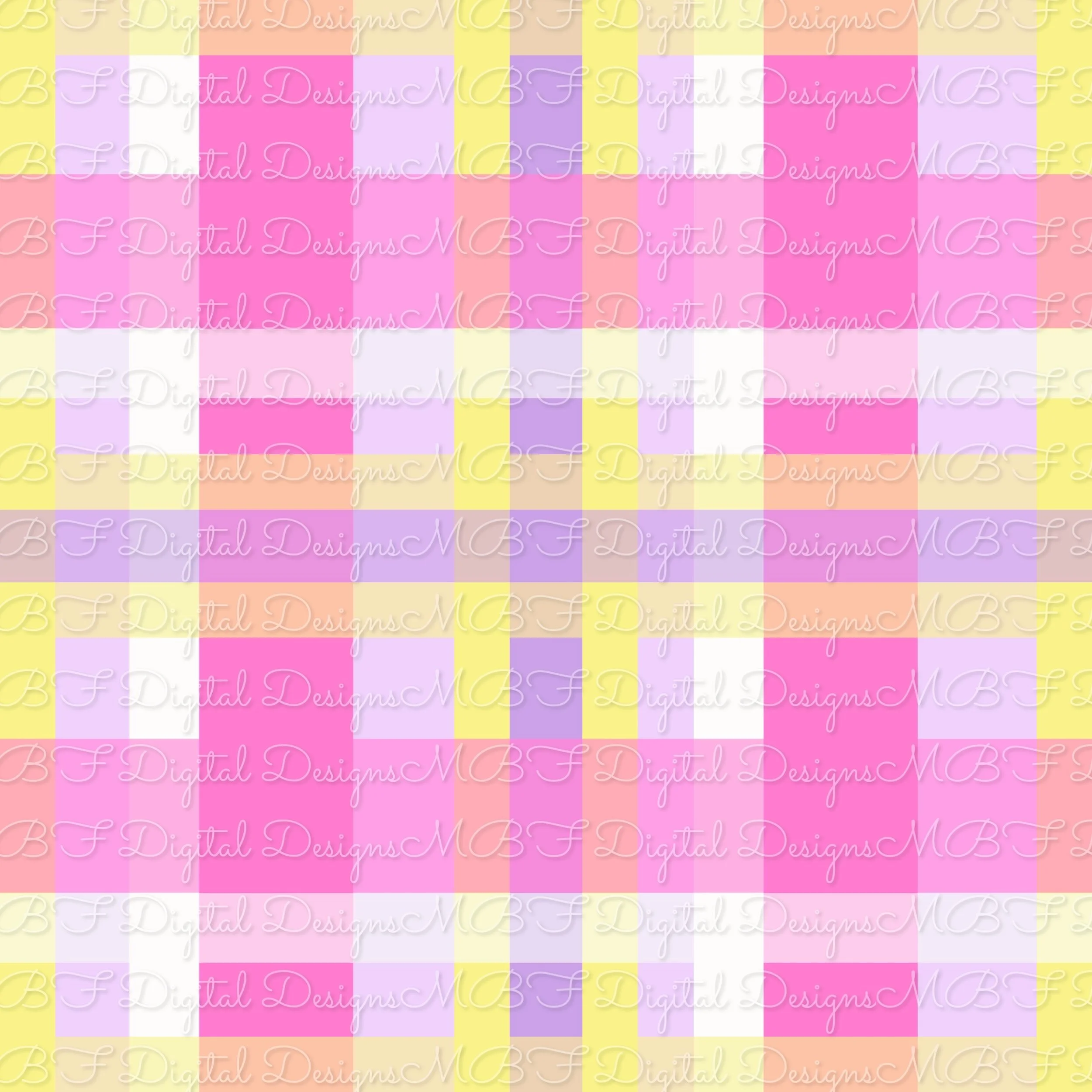Spring Roses Coord Plaid