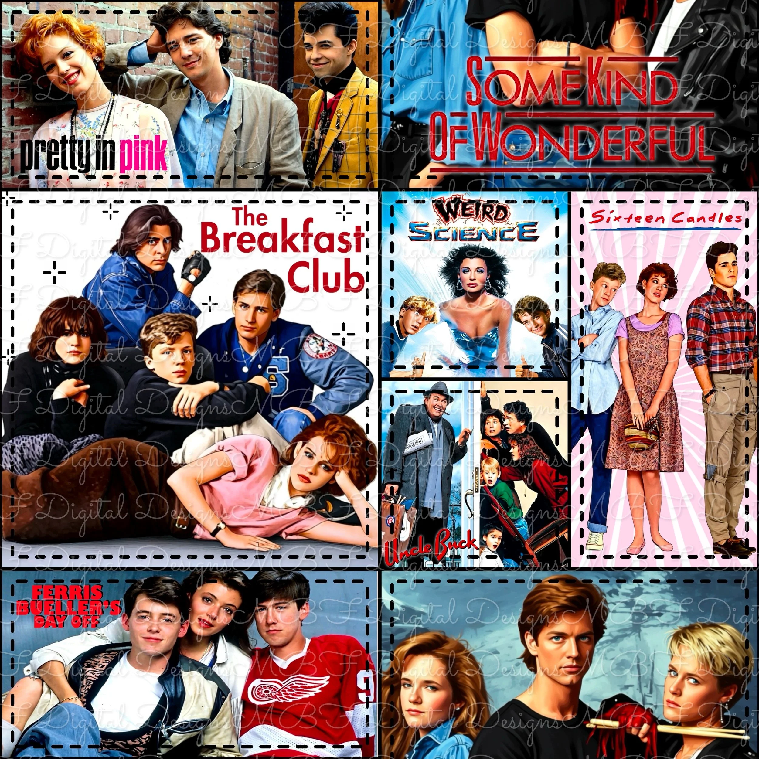 John Hugh’s Movie Mashup Patchwork (black stitches color way)