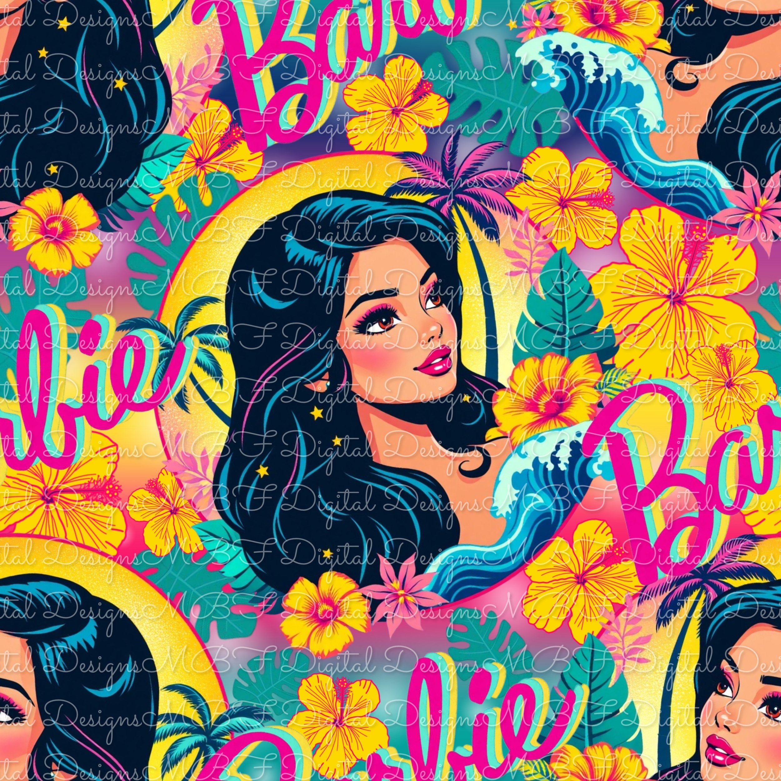 Hawaiian Tropic Barb-ie
