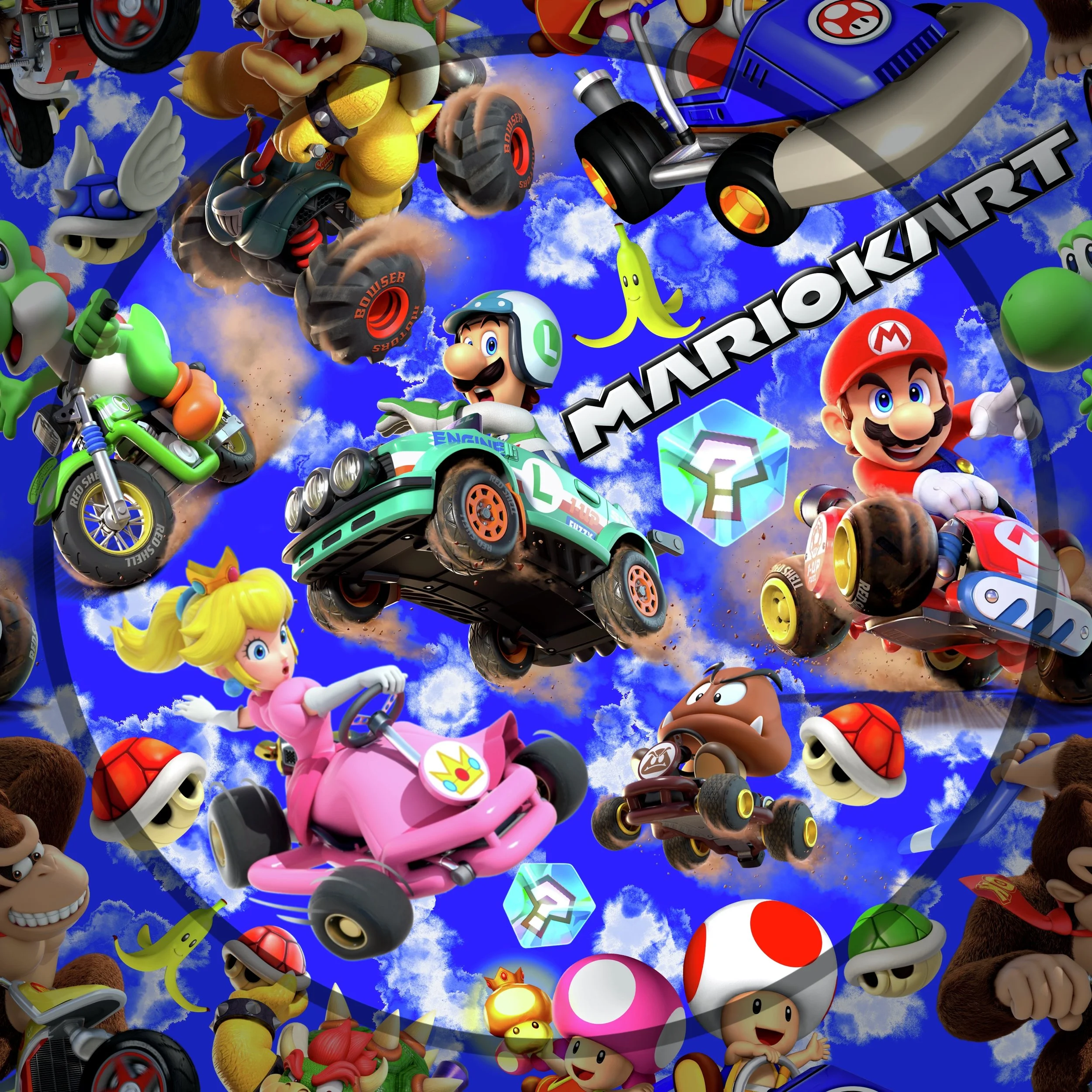 Mario Kart (royal blue color way)