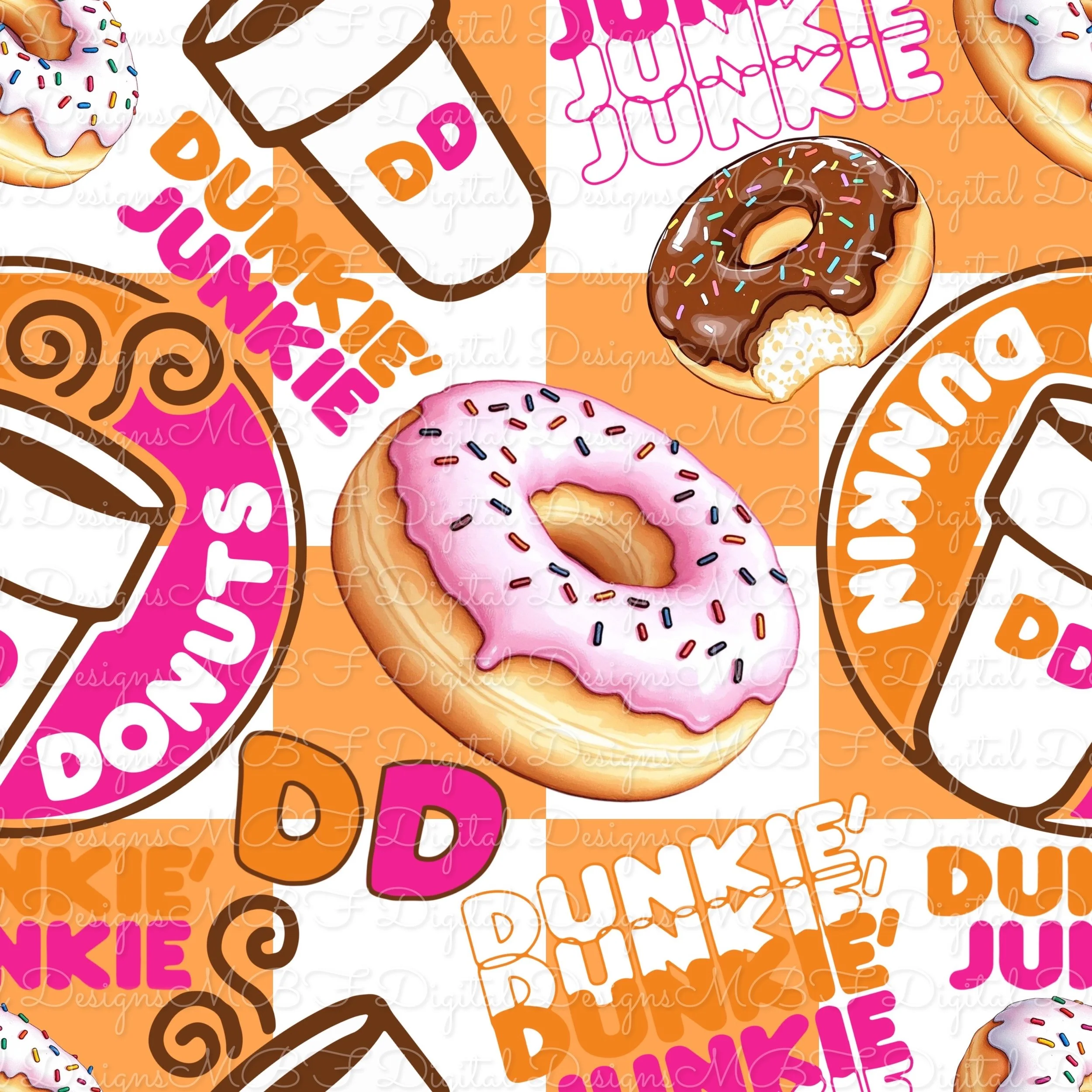 Dunkie Junkie (orange checked color way)