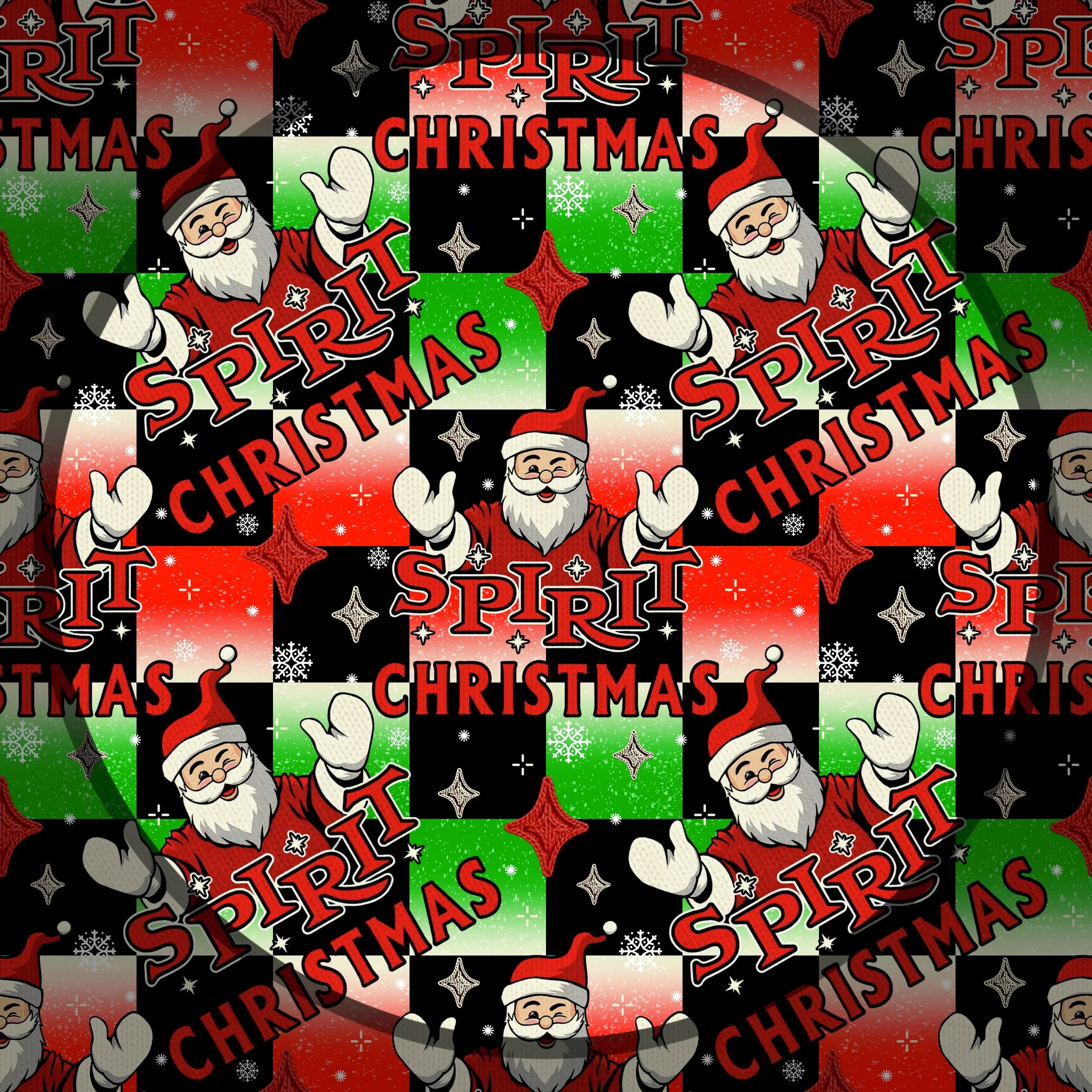 Spirit Christmas (holiday ombré checked color way)