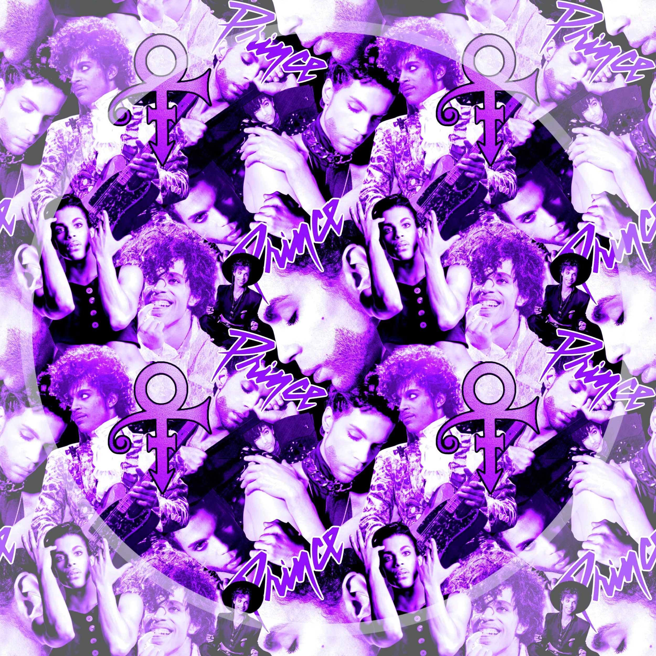 PRINCE Collage (purple rain color way)