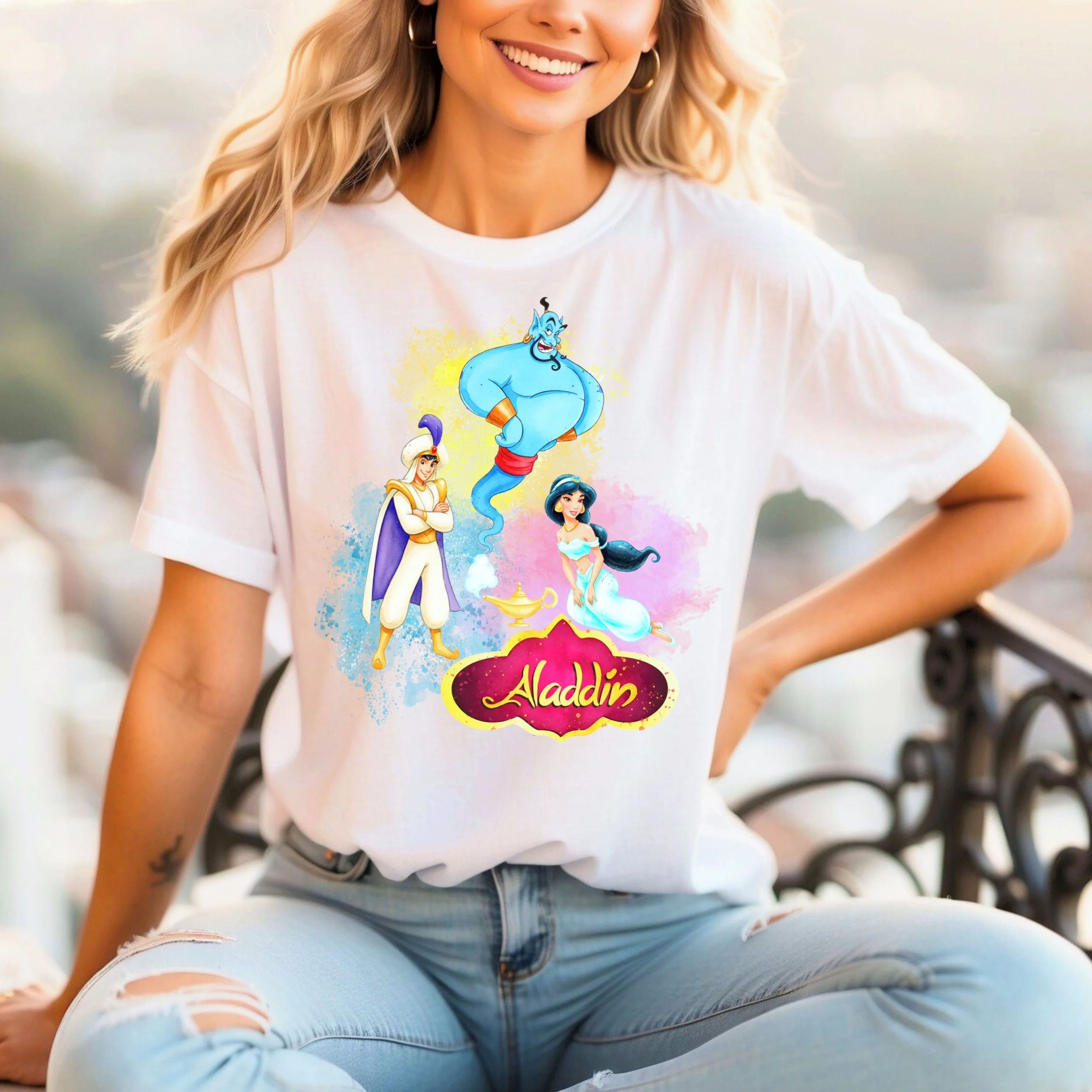 Watercolor Aladdin PNG