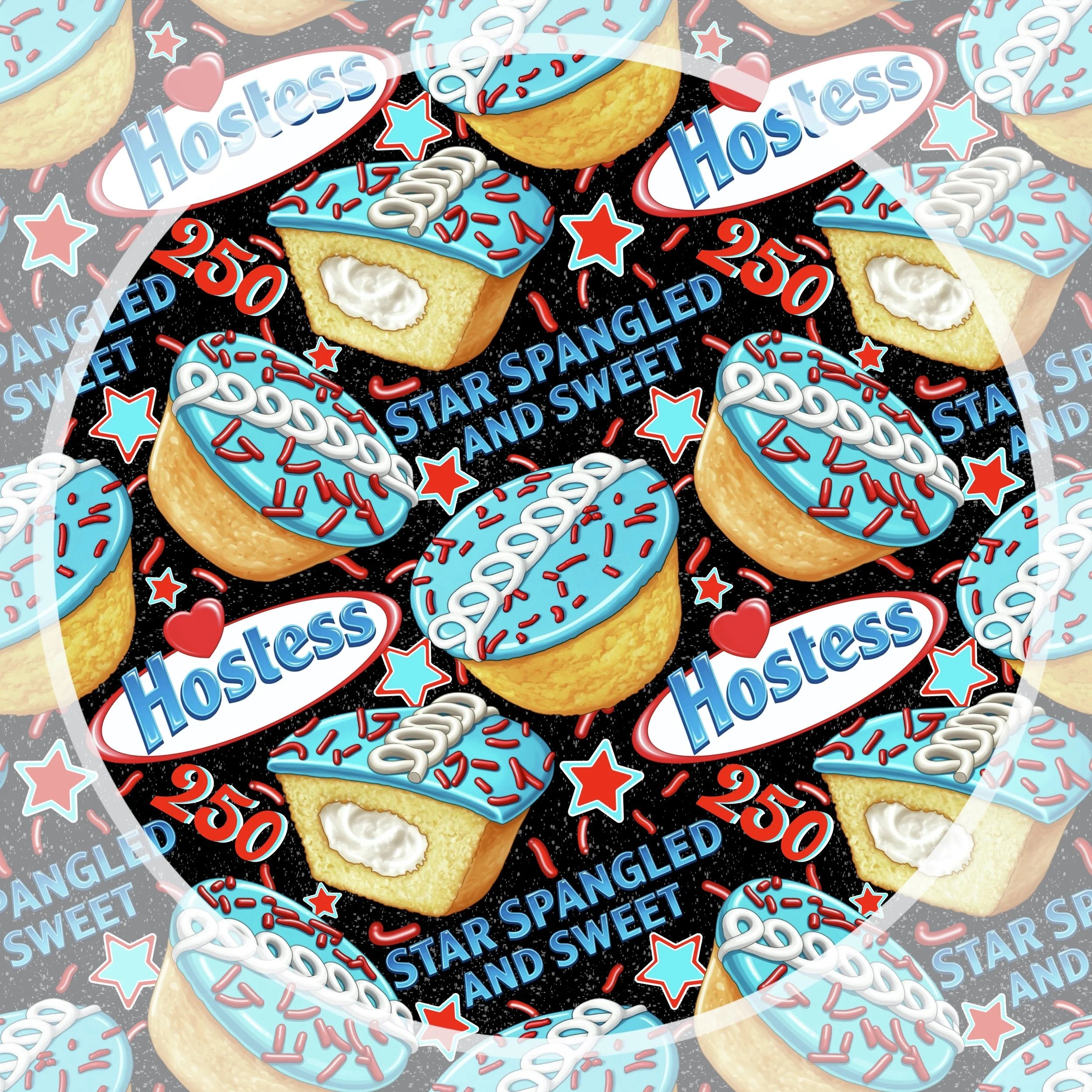 Star Spangled and Sweet (black flecked color way)