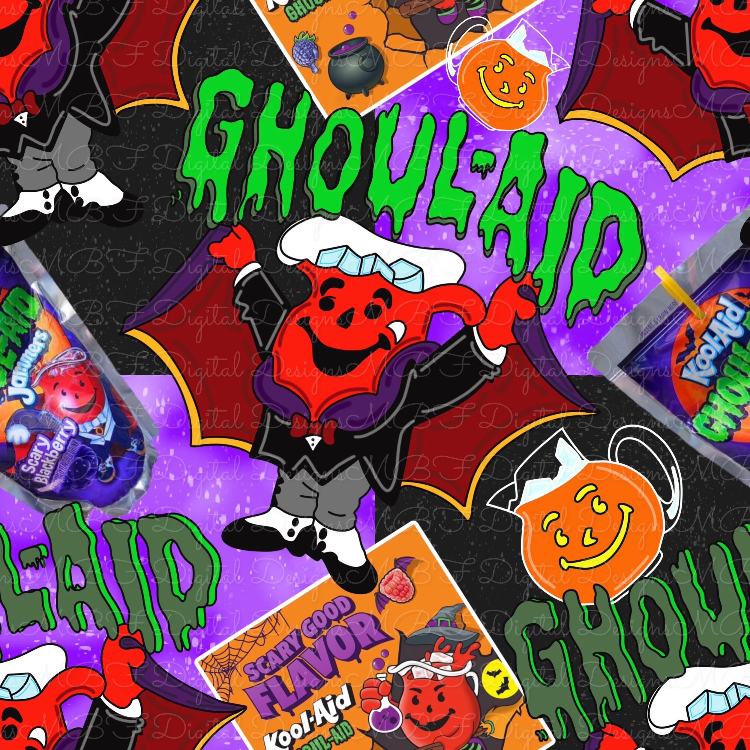 Ghoulaide (ghastly grape color way)