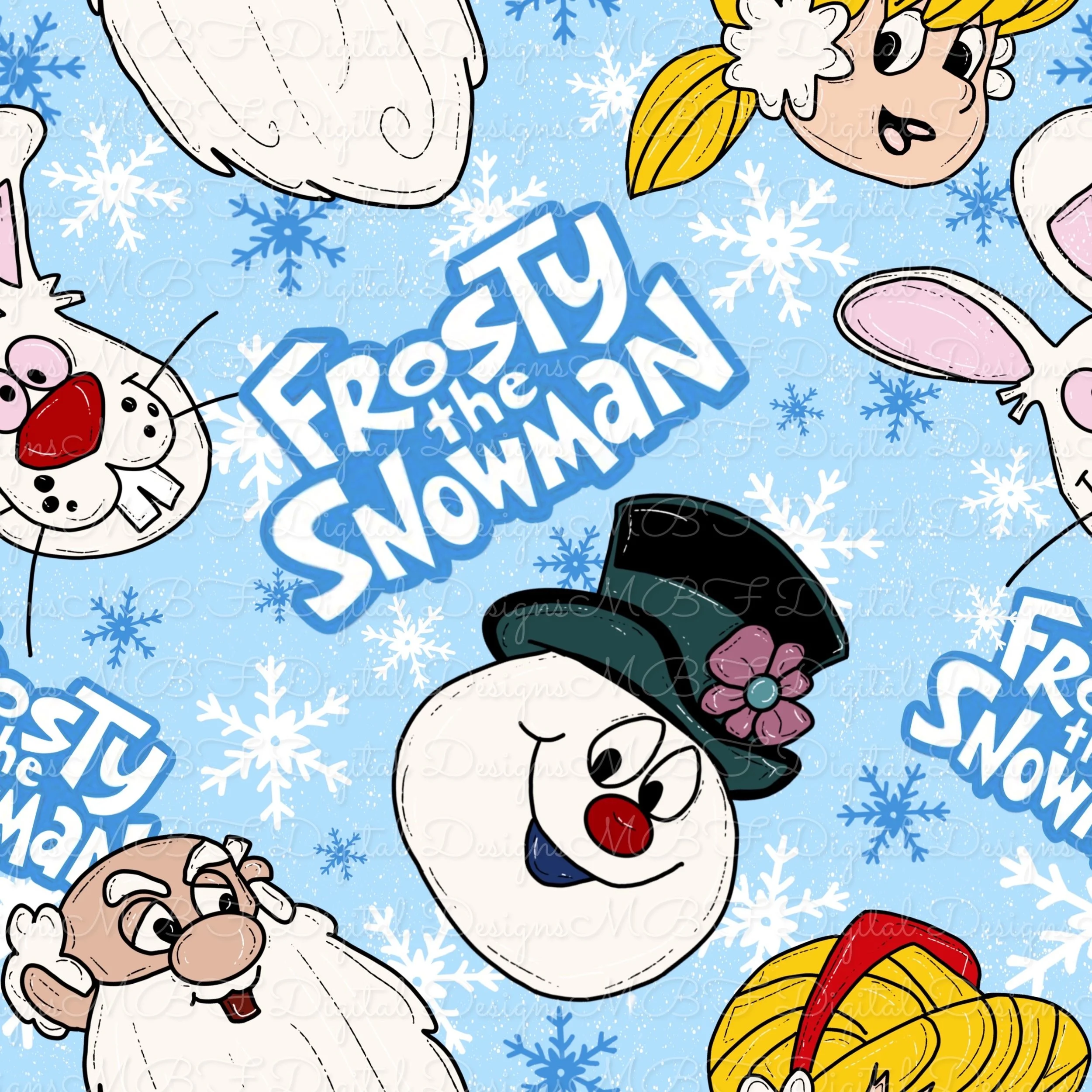Frosty (powder blue color way)