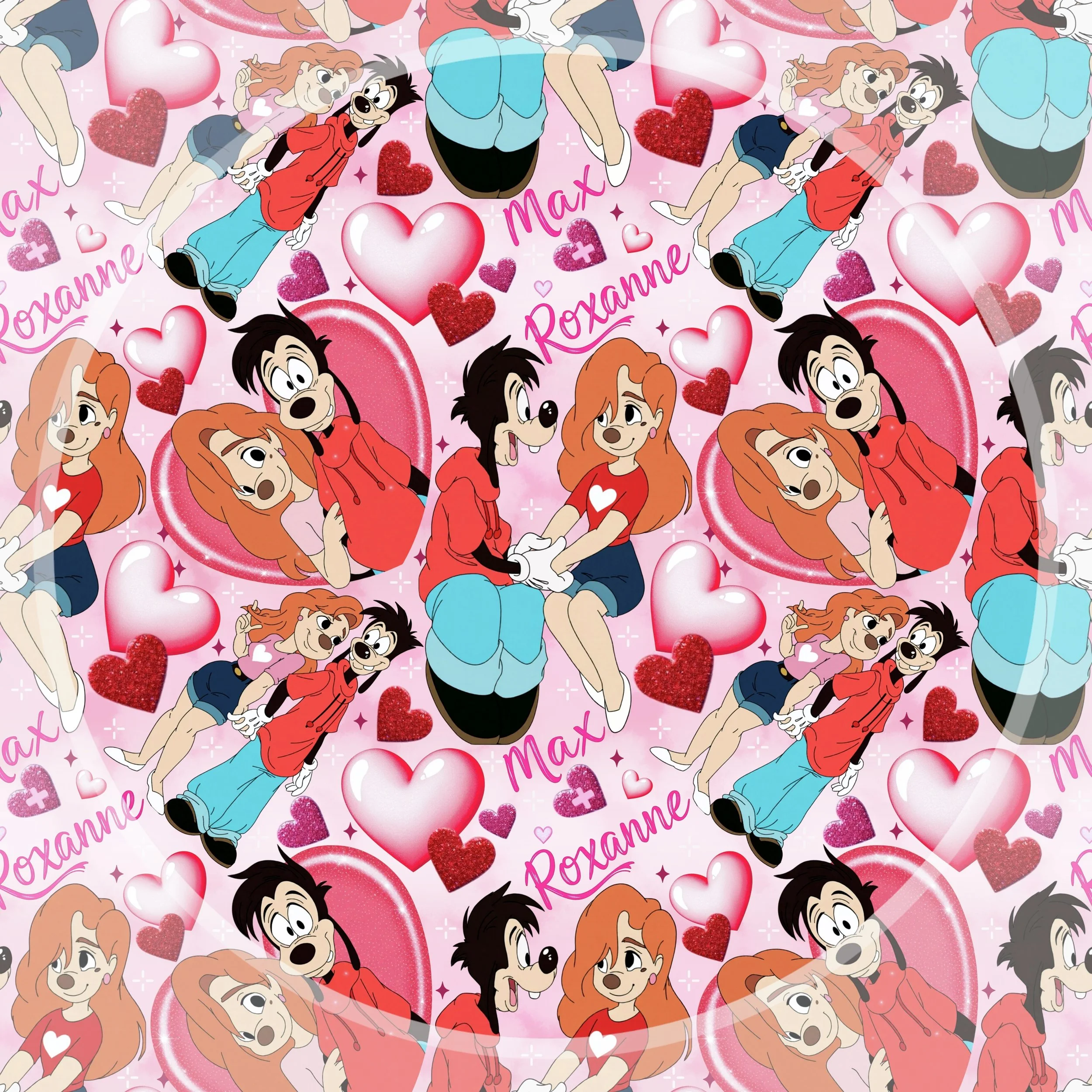 Max and Roxanne (strawberries and cream color way)