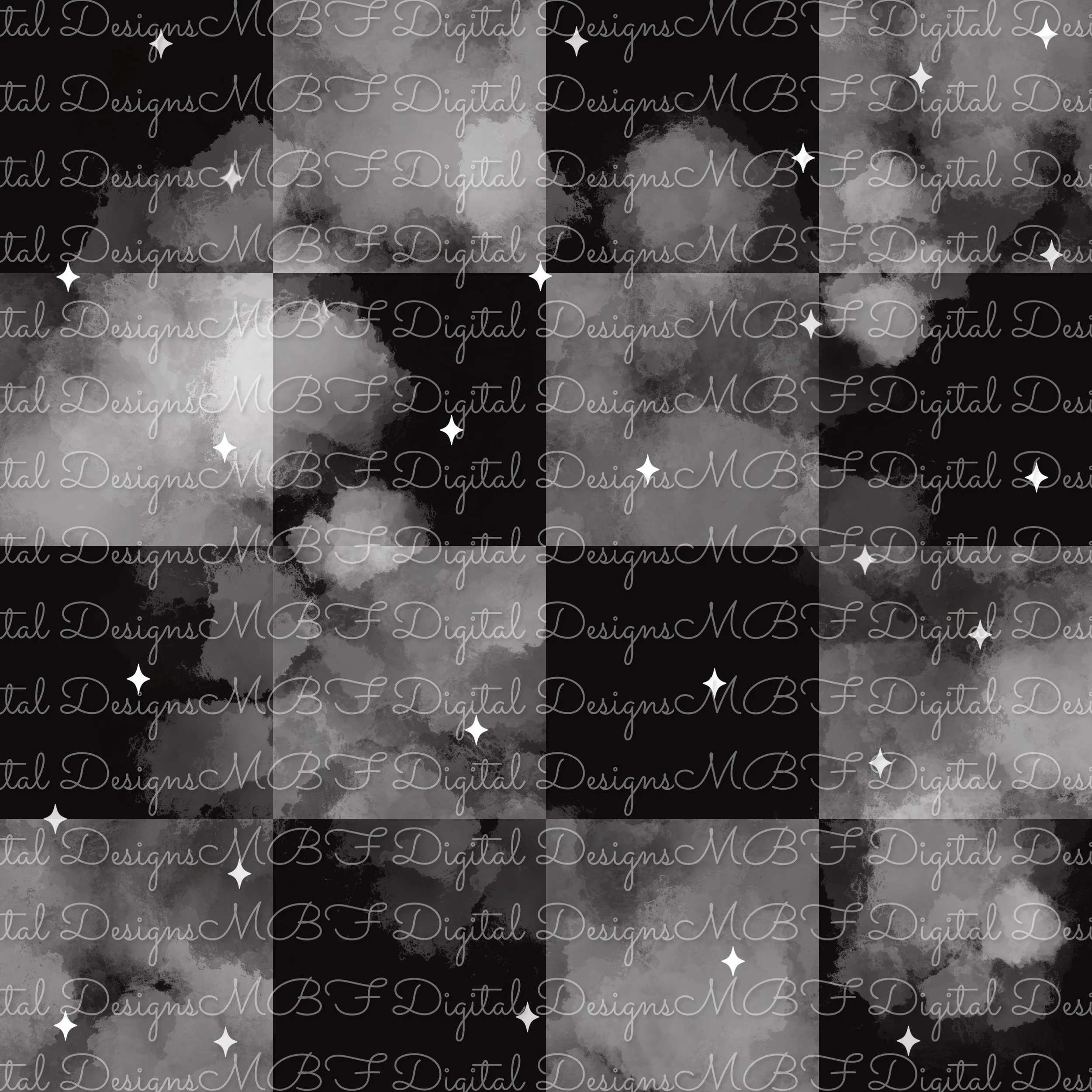 Gothic Moments (black smoked checked color way)