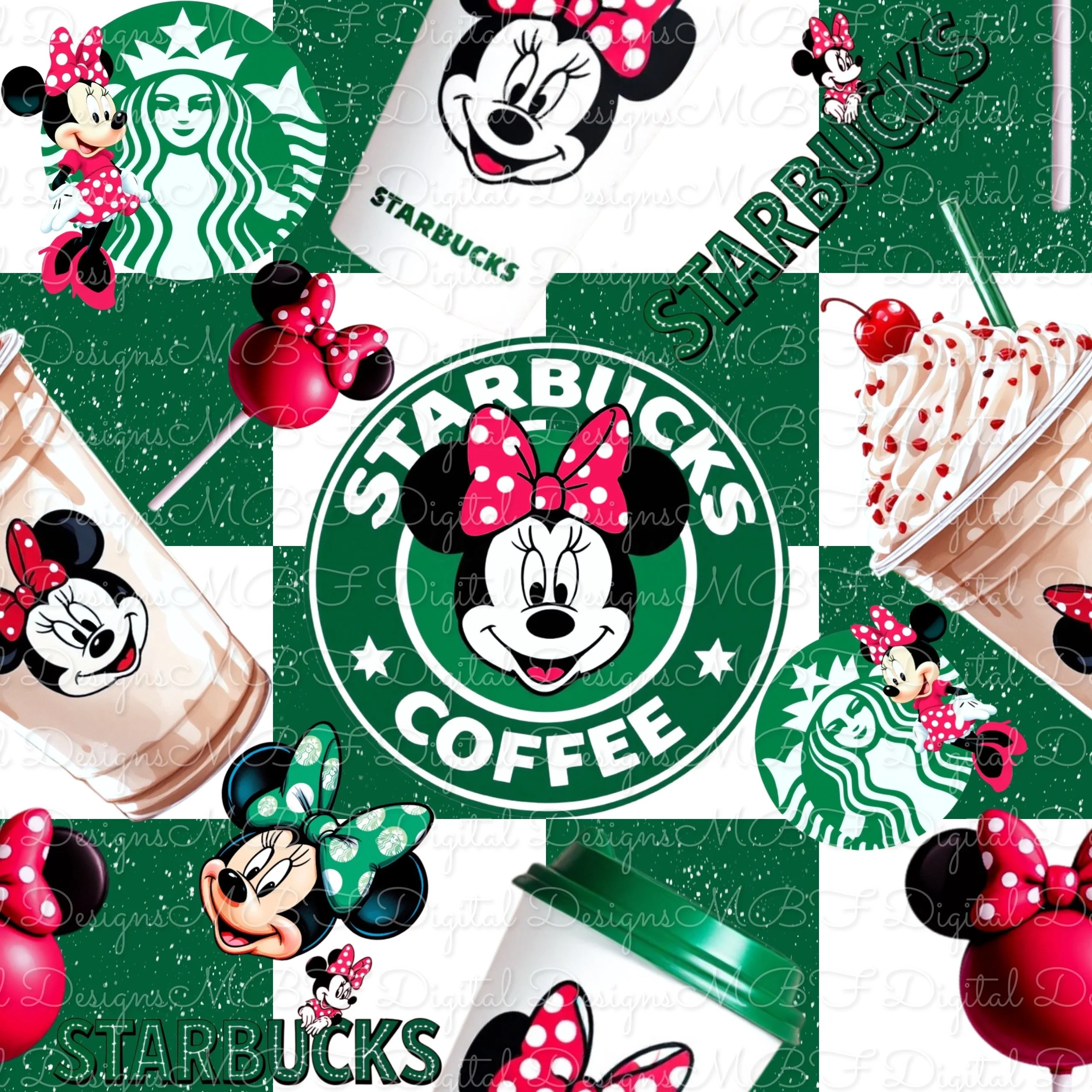 Minnie Starbees (spruce checked color way)