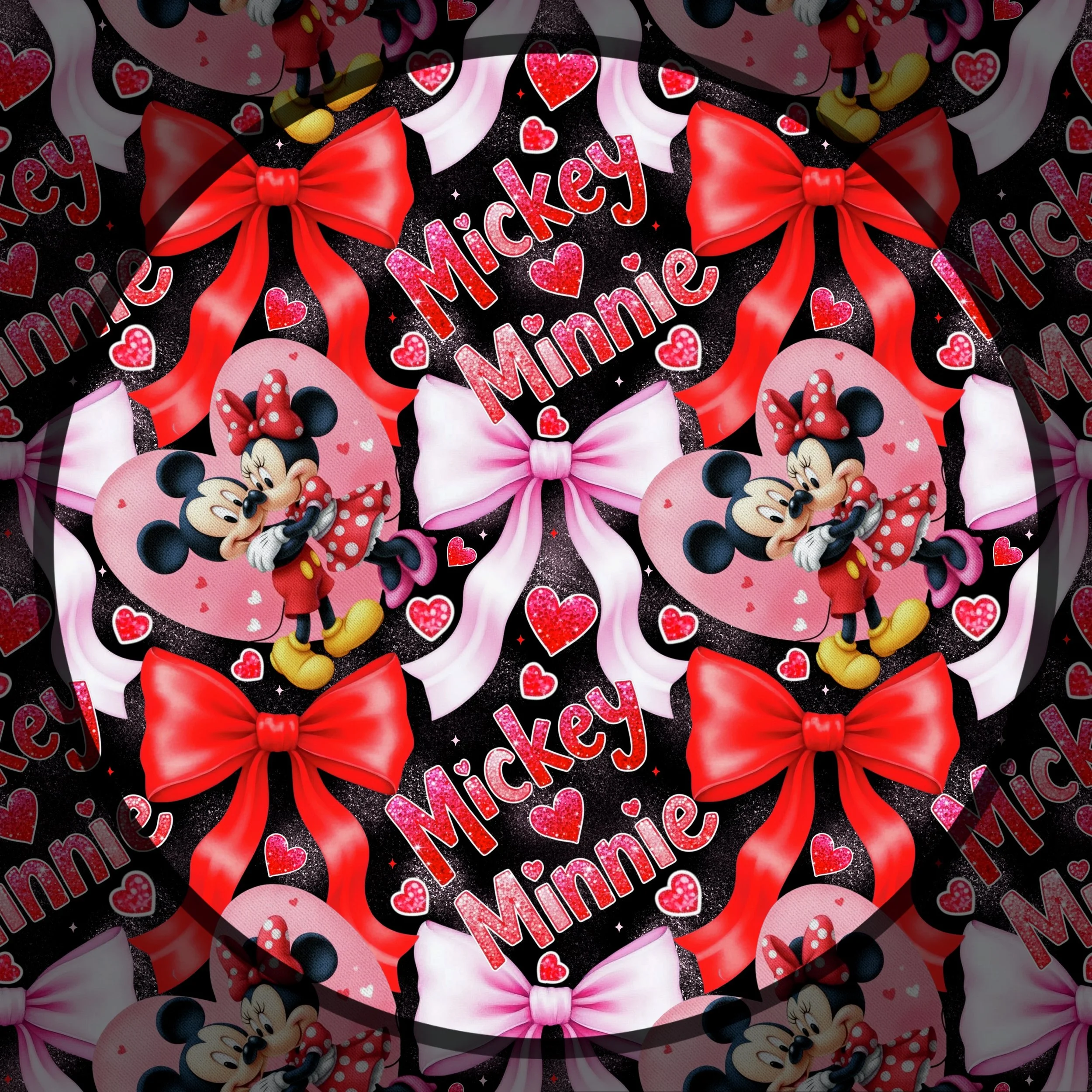 Love Mice (black sparkle color way)