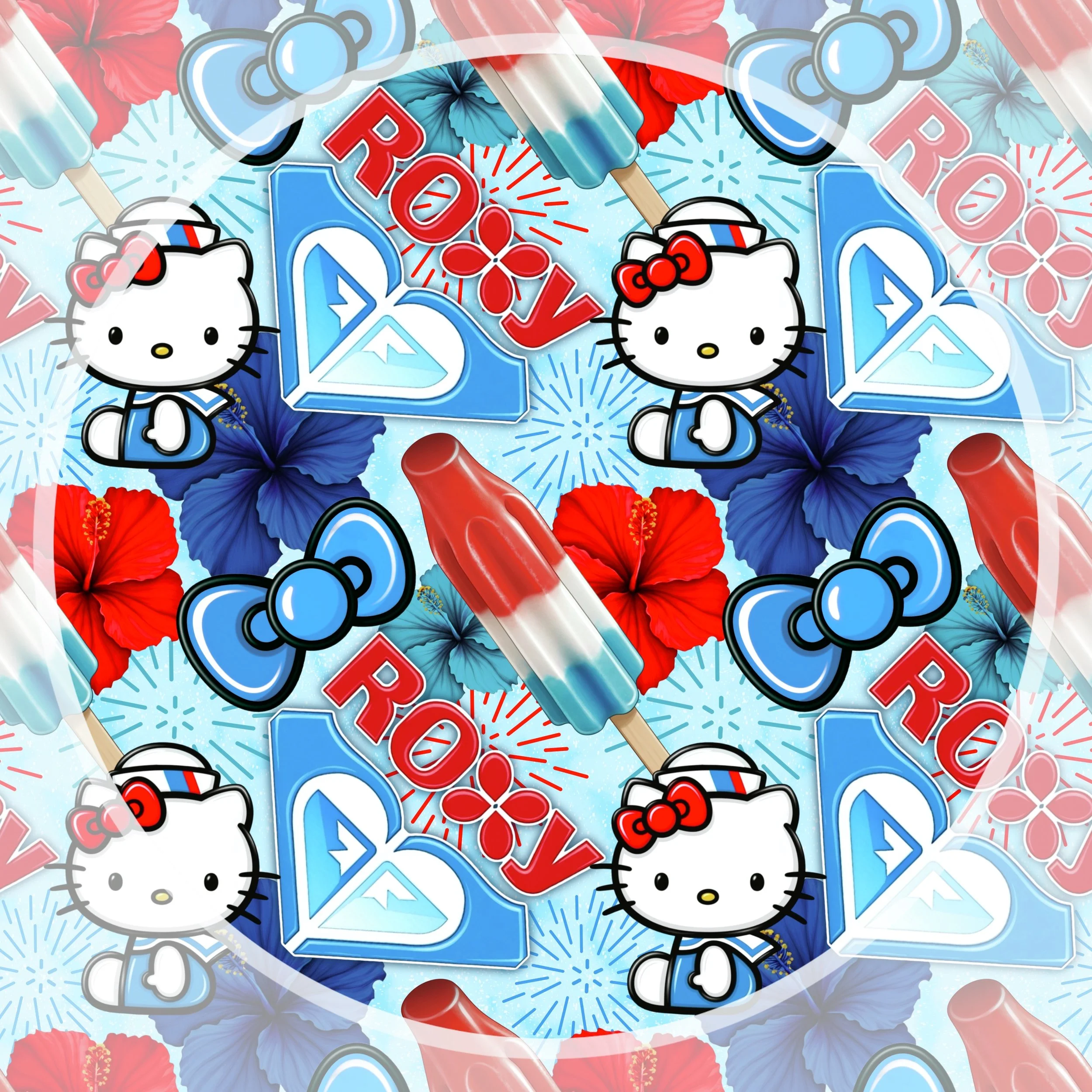 4OJ Hello ROXY (ocean blue color way)
