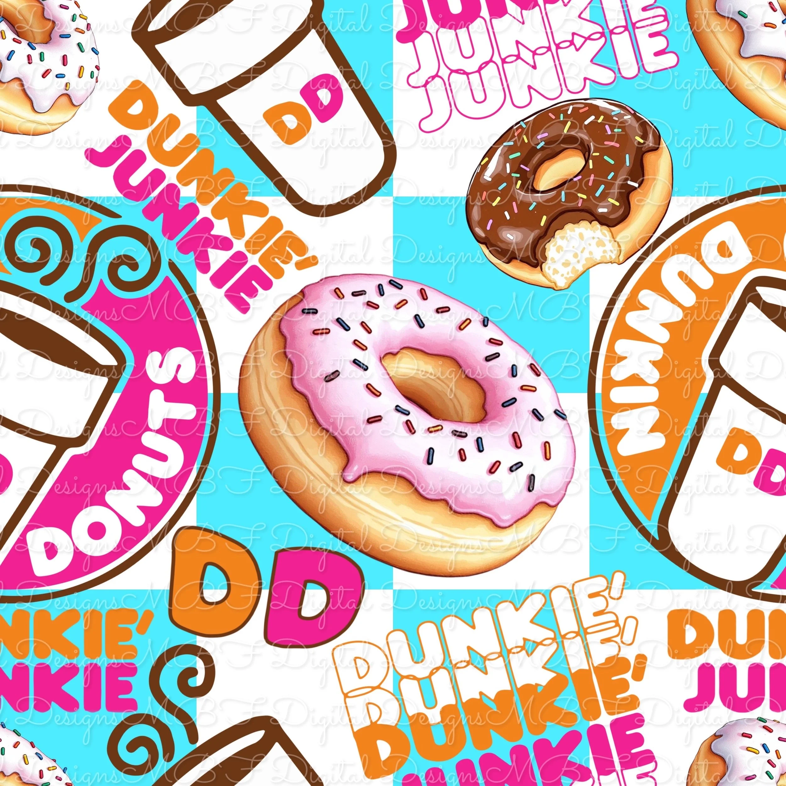 Dunkie Junkie (blue checked color way)
