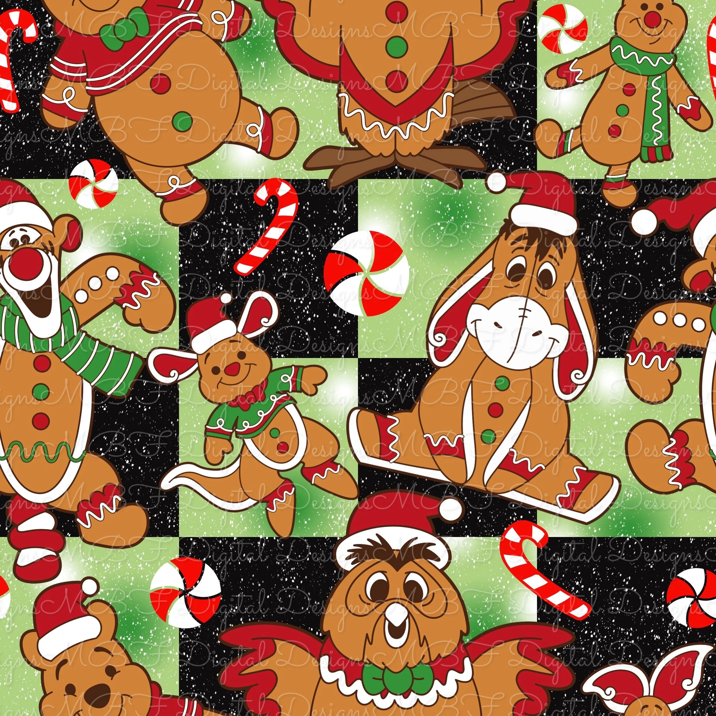 Hundred Acre Cookie Co (green ombre checked color way)