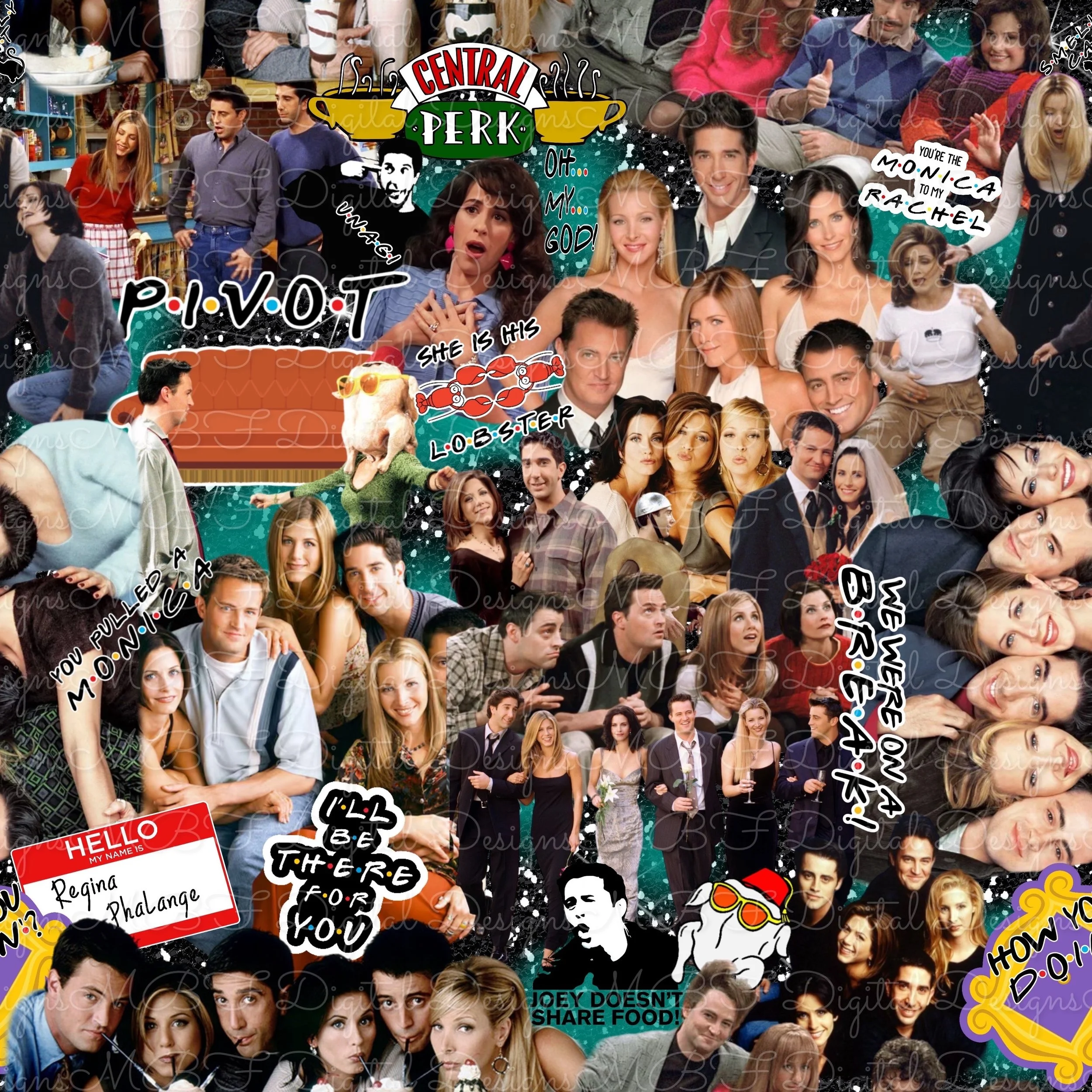 I’ll Be There For You (teal color way)