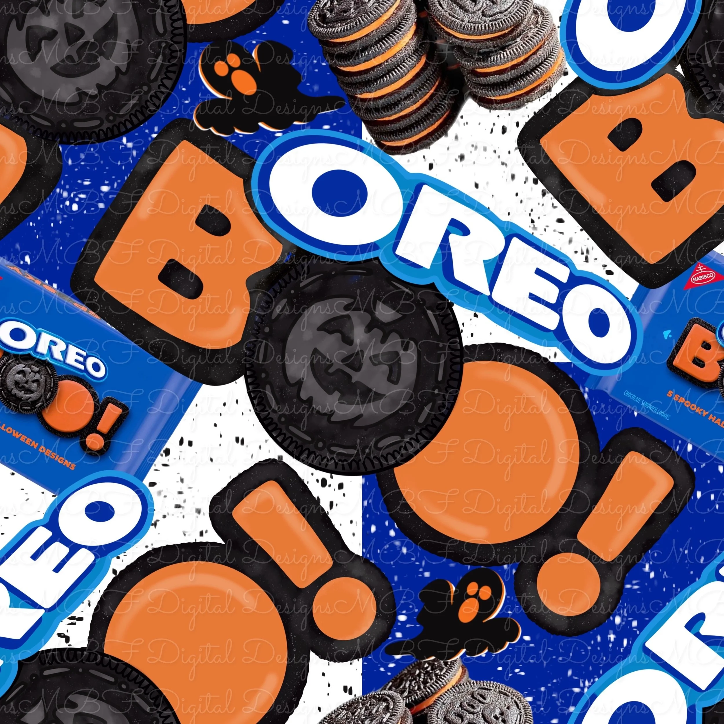 BOO-Oreos (blue checked color way)