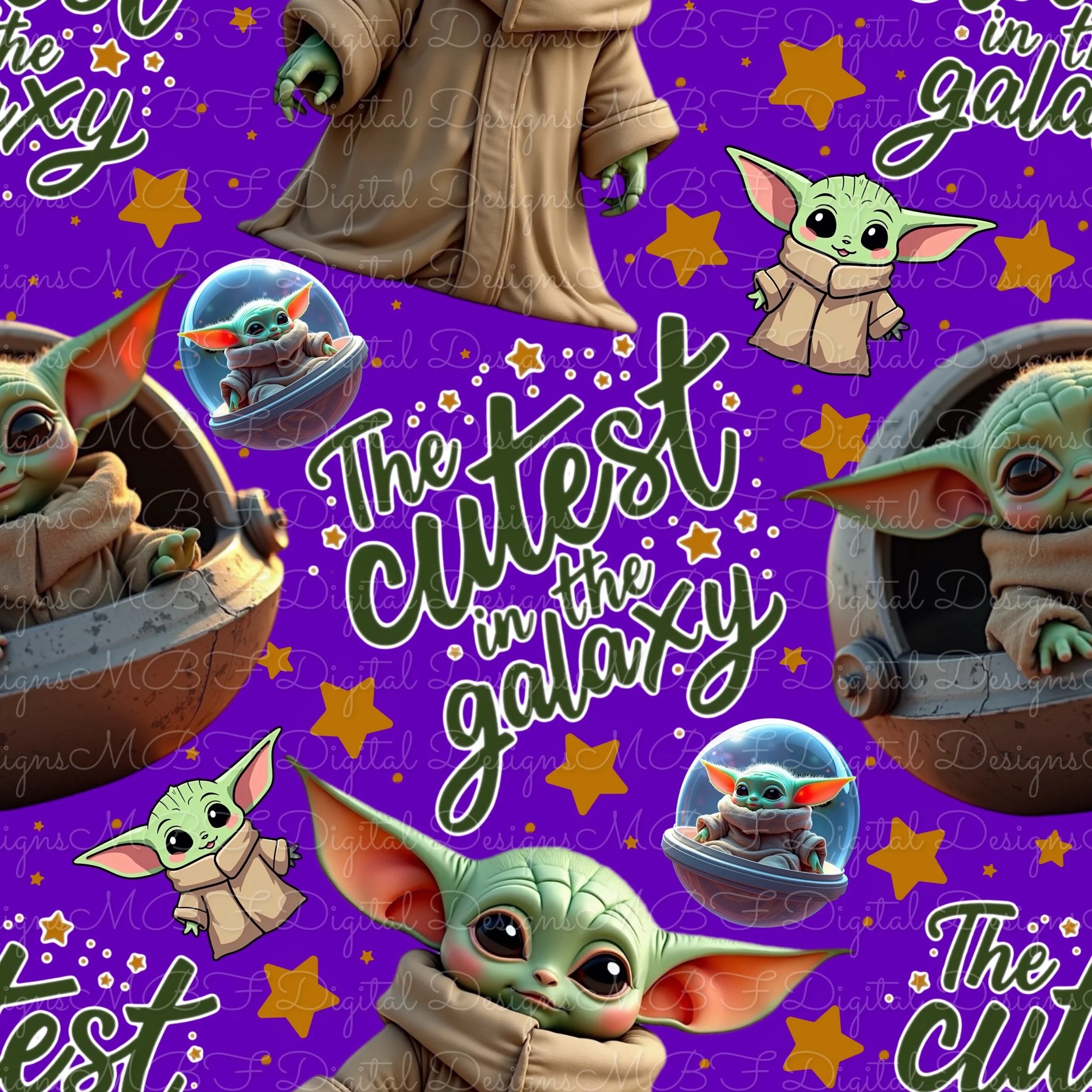 Cutest In The Galaxy (purple color way)