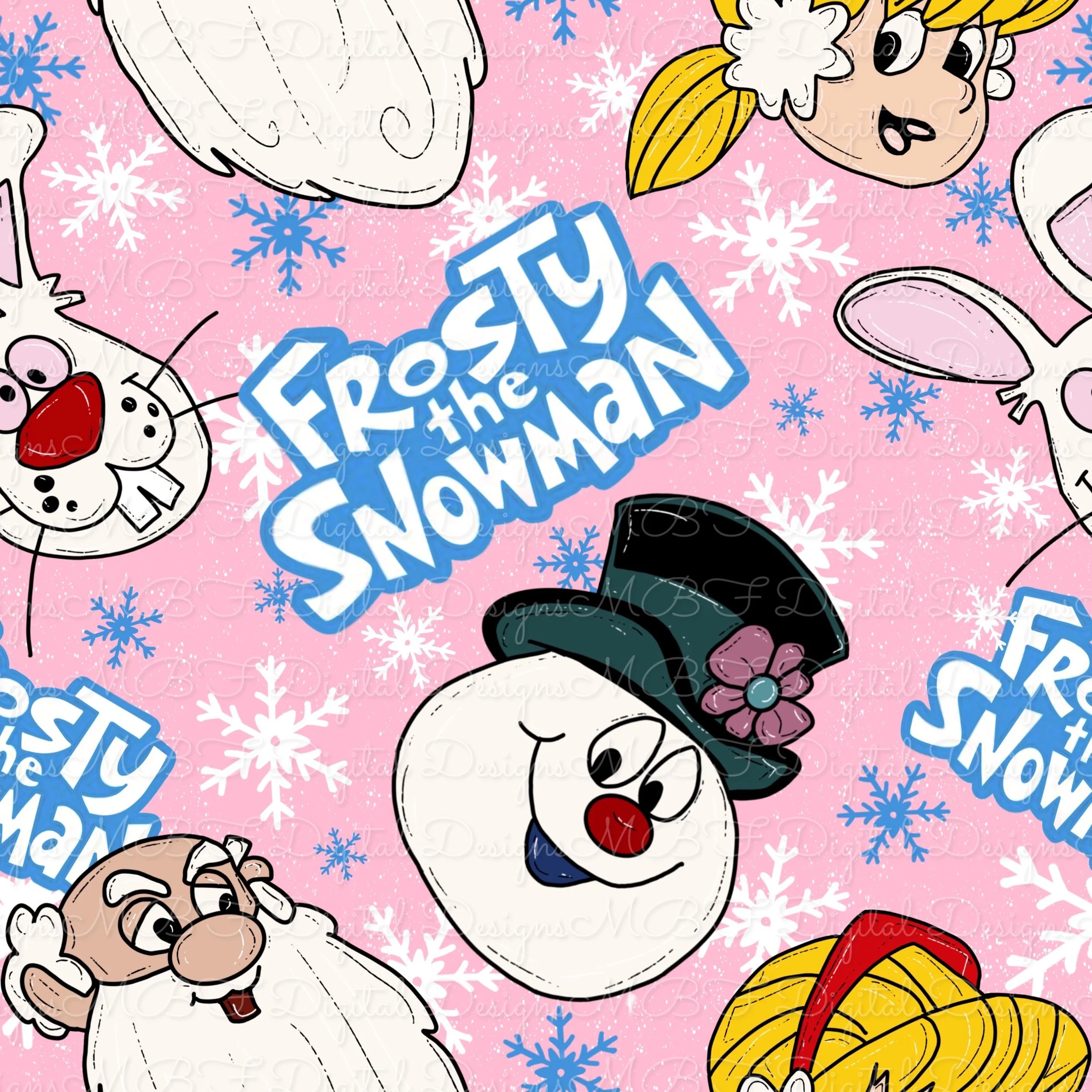 Frosty (pink color way)