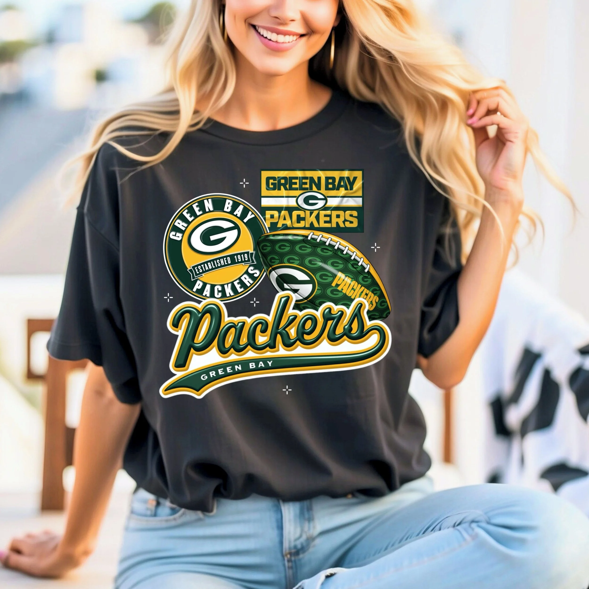 Green Bay Packers Patchwork PNG