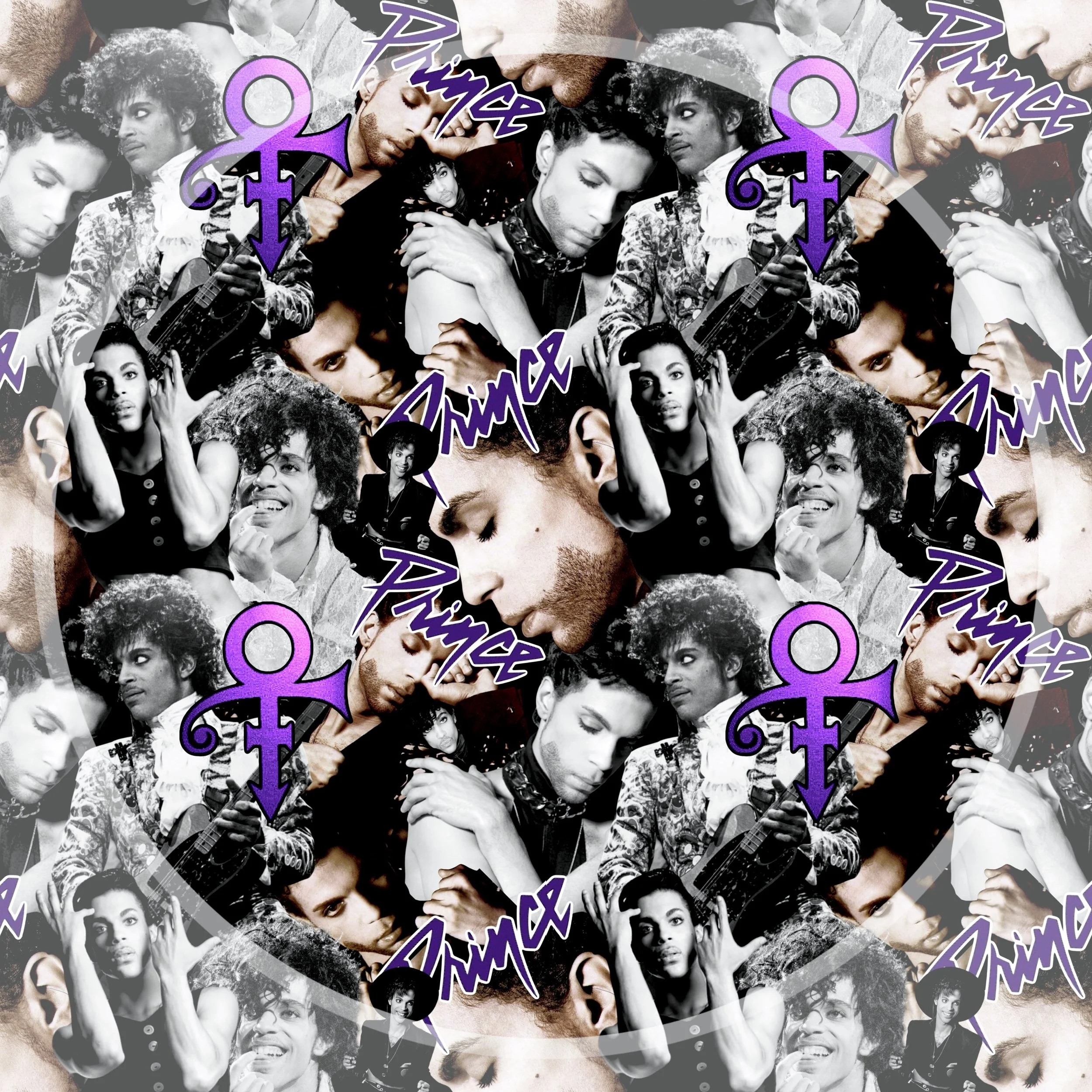 PRINCE Collage (nothing compares 2 U color way)