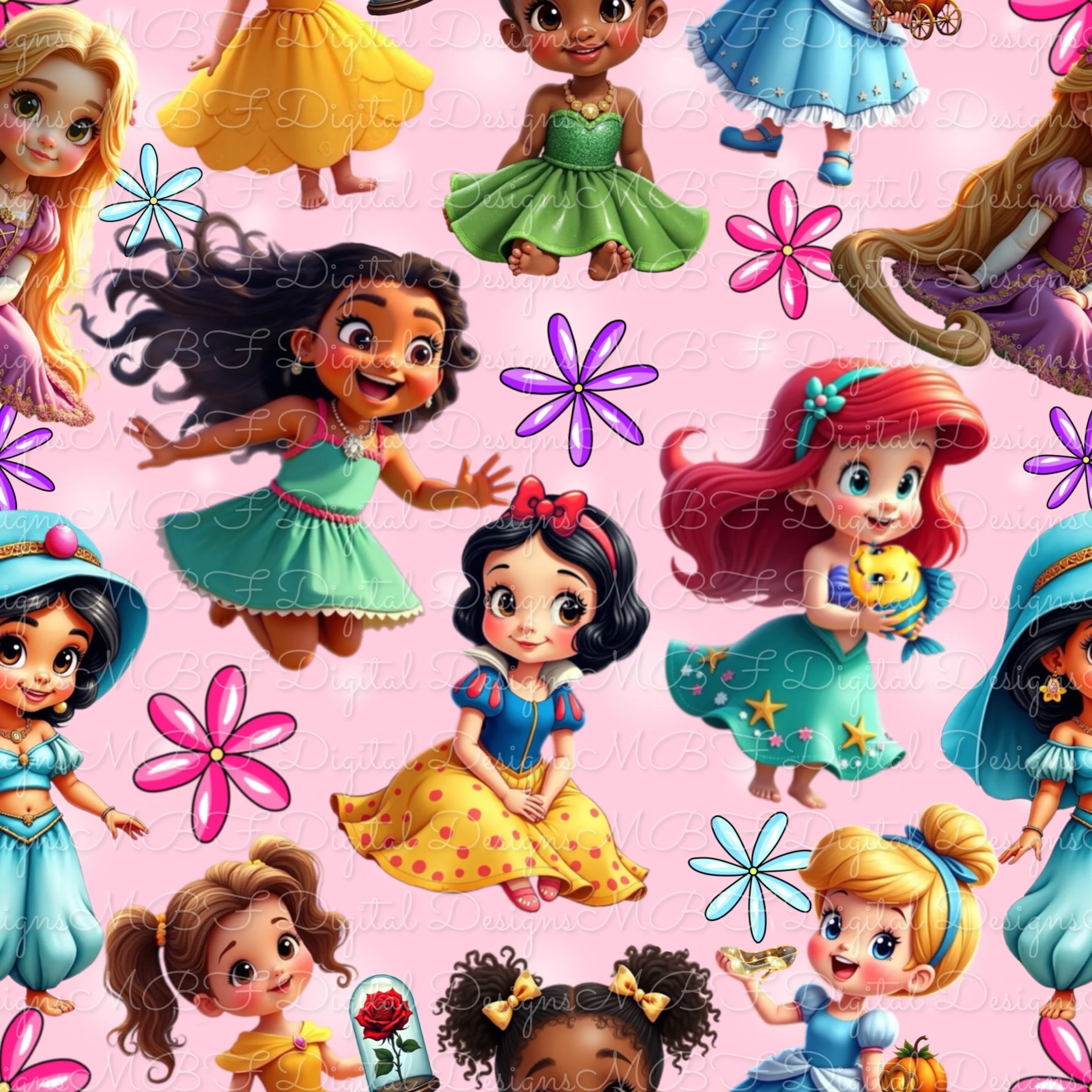 Little Princesses (sugar pink color way)