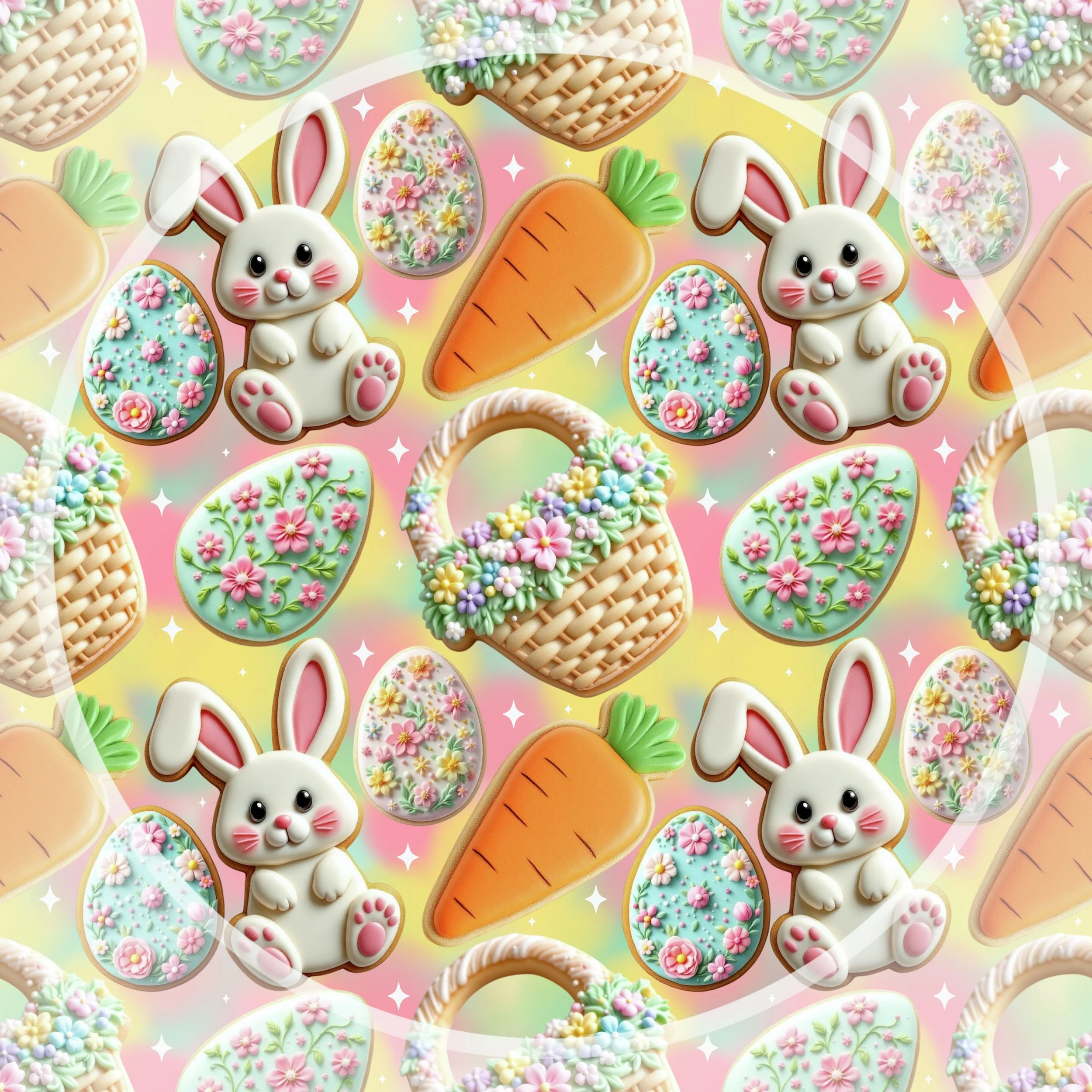 Easter Bunny Cookie Co (pastel ombre color way)