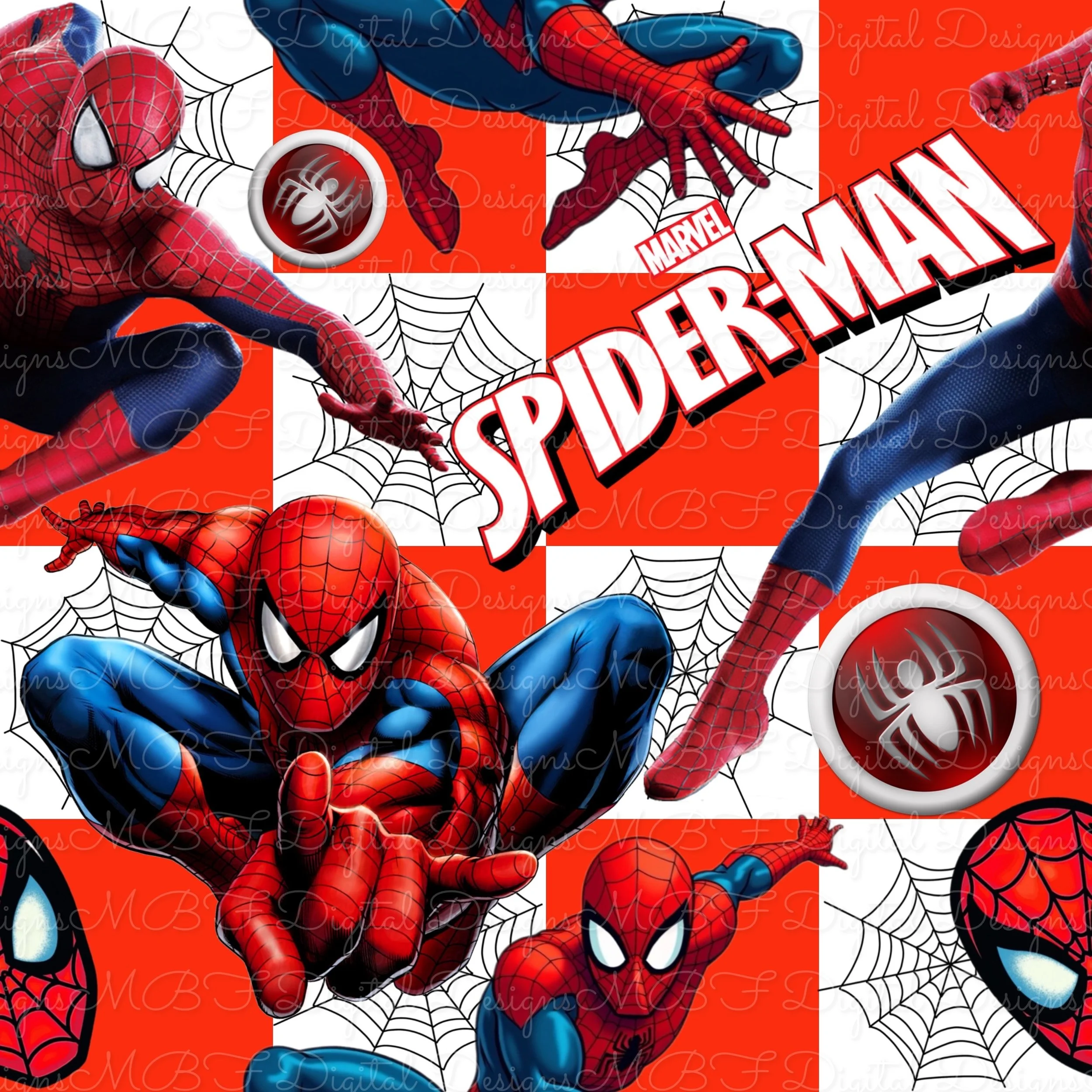 Spidey Man (red checked color way)