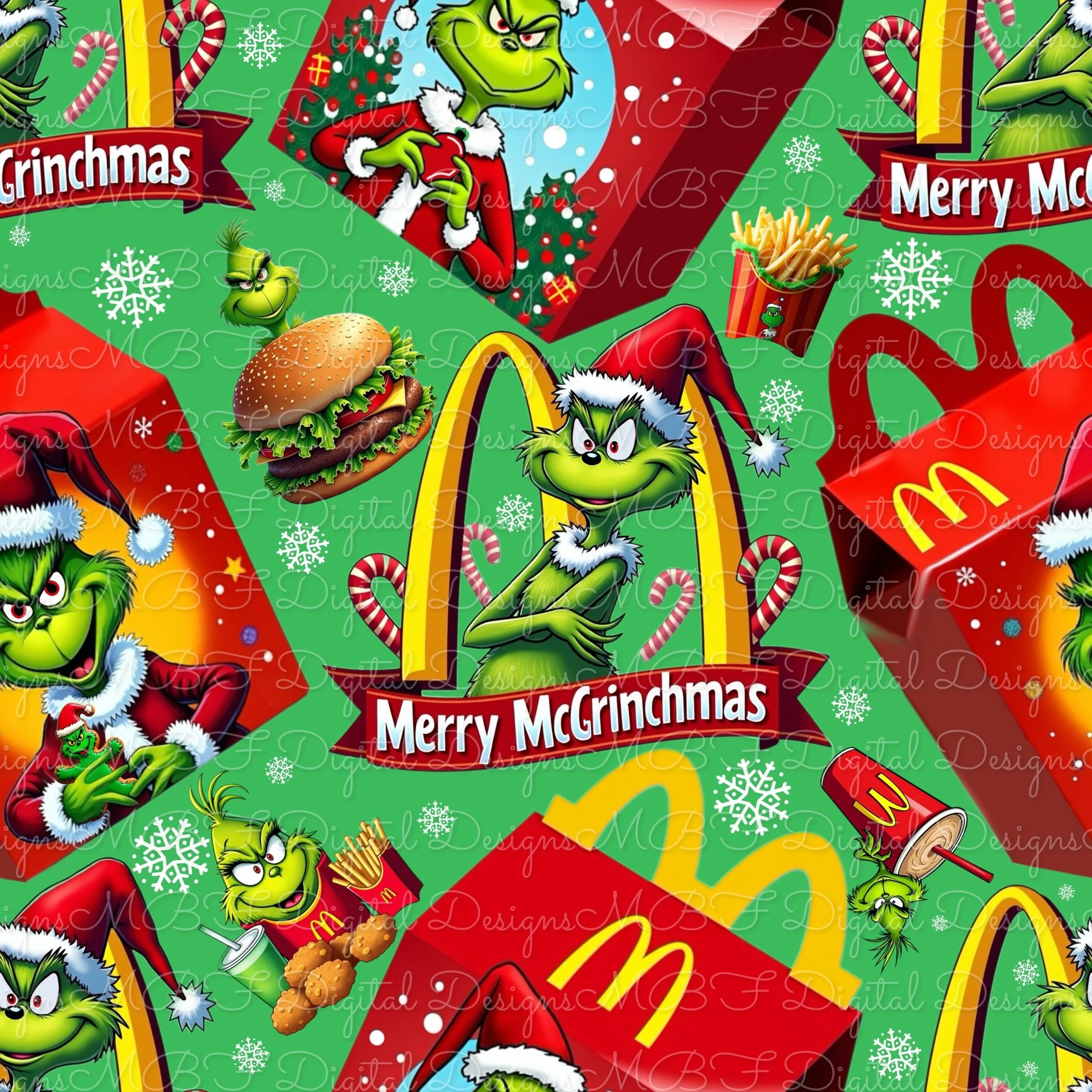 Merry McG-mas (Christmas green color way)