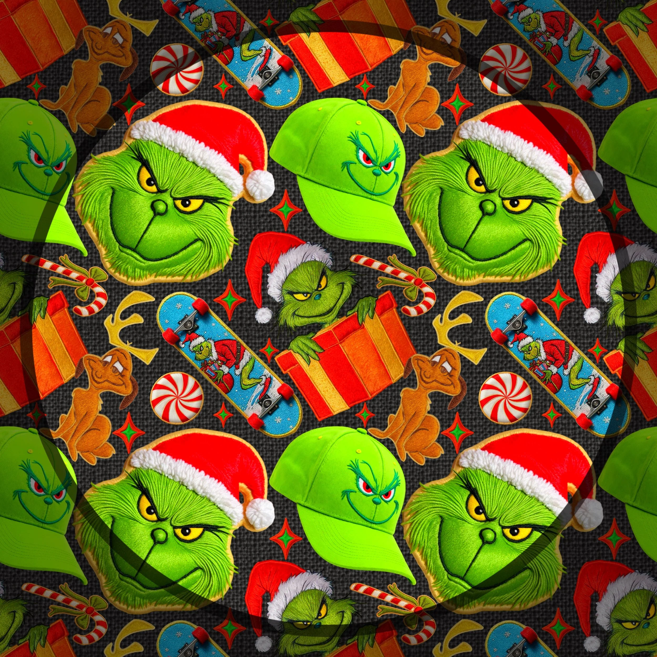 Mean Green Guy Embroidery (boy version)