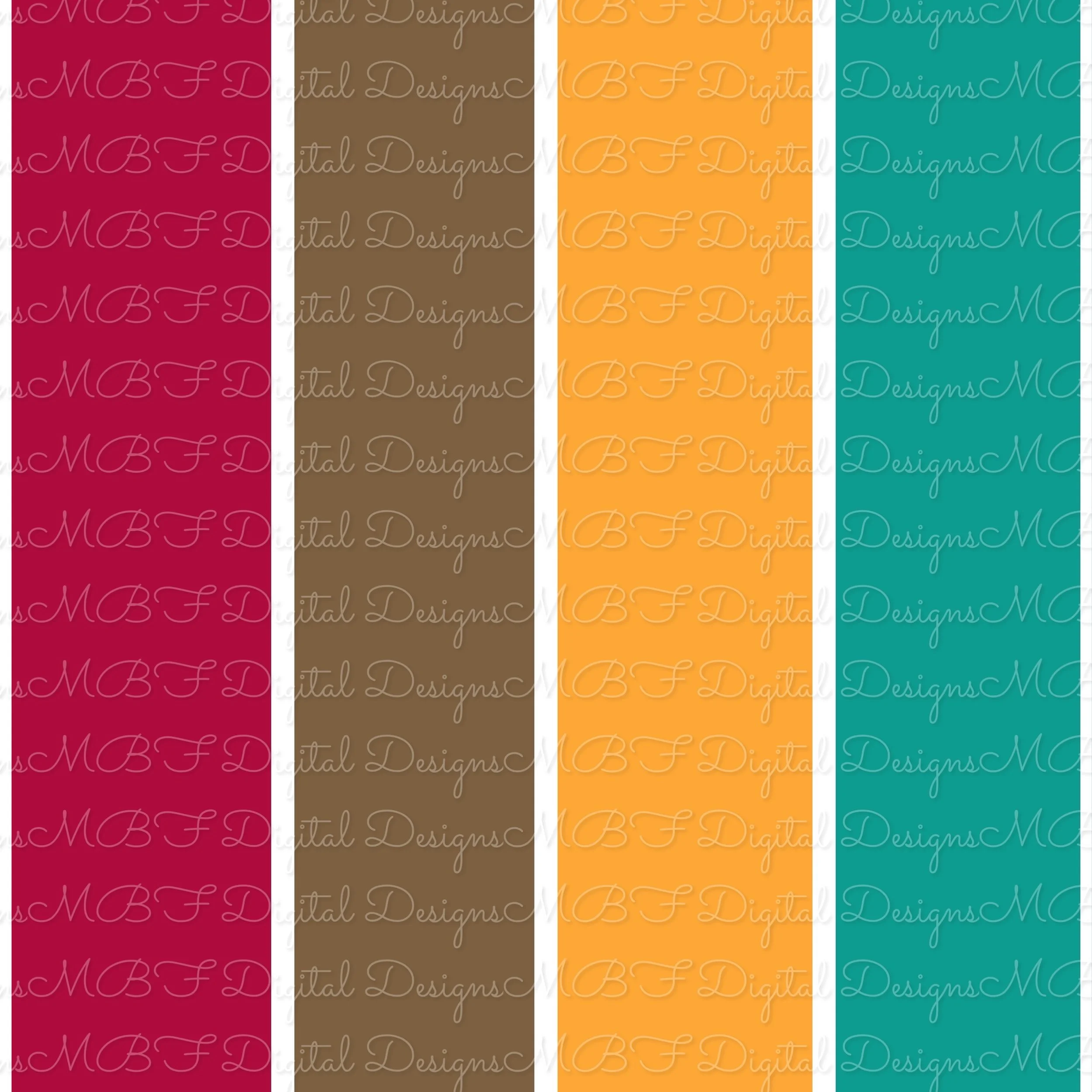 Fall Barb-ie Striped Coord (white vertical)