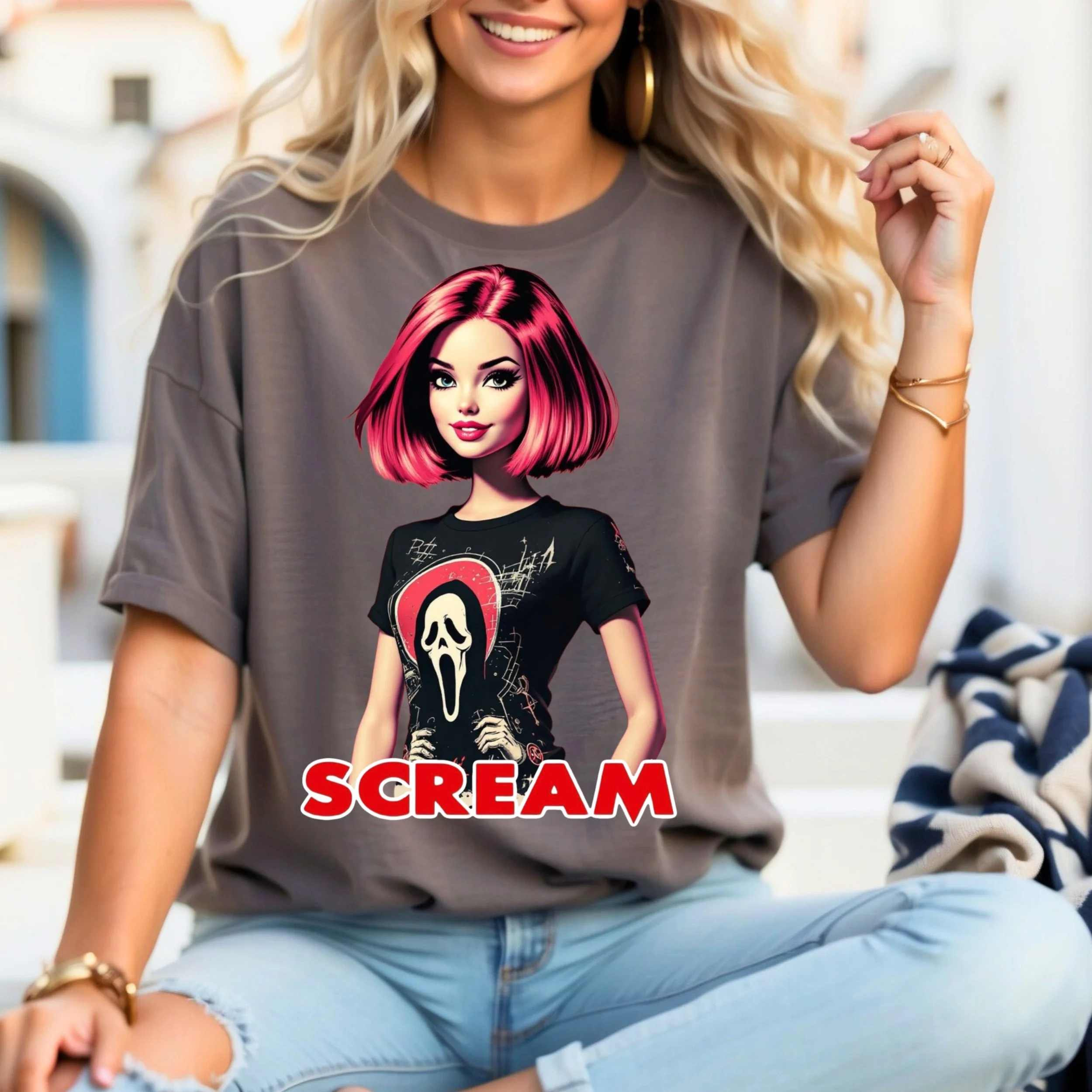Scream Barbie PNG