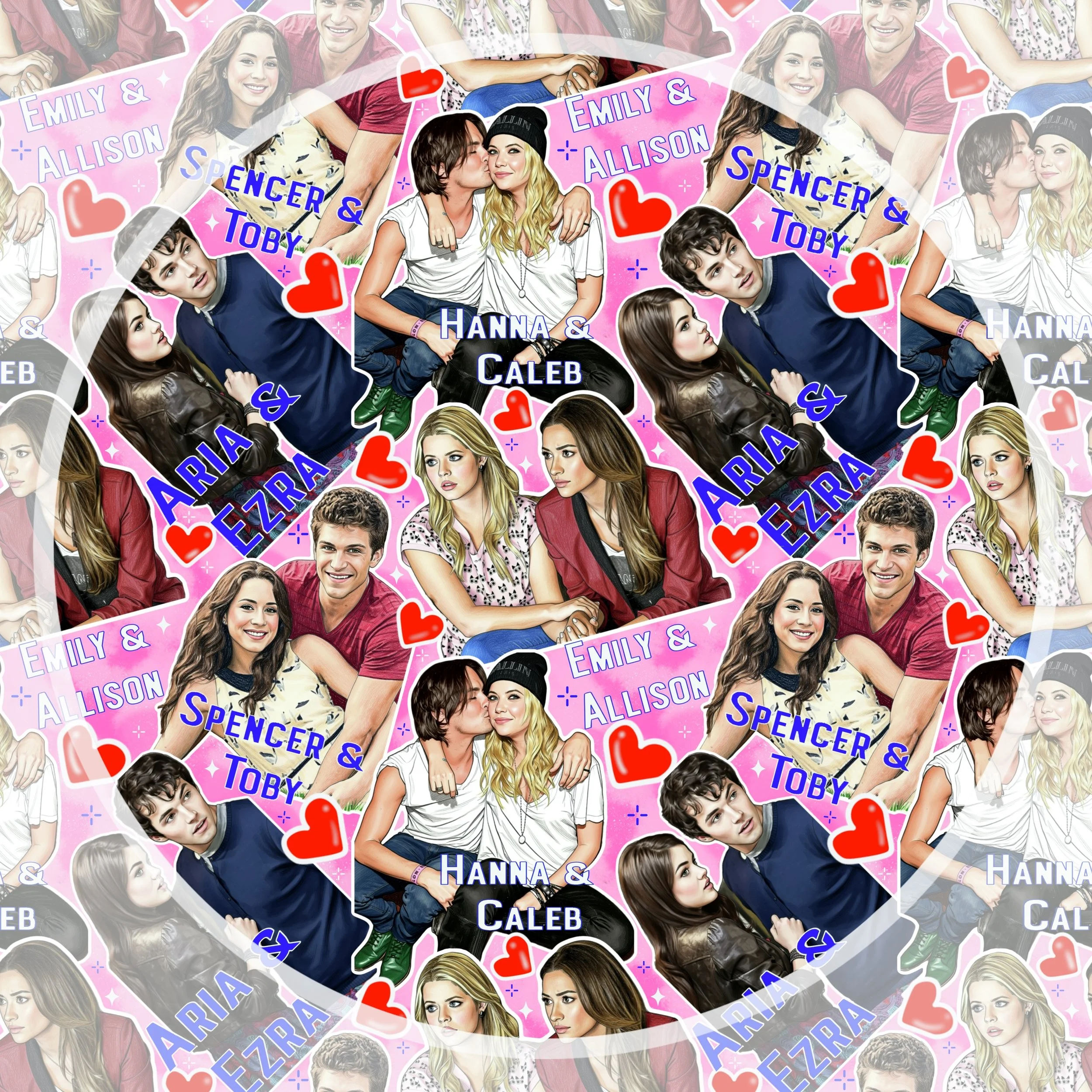 PLL Couples (pretty pink color way)
