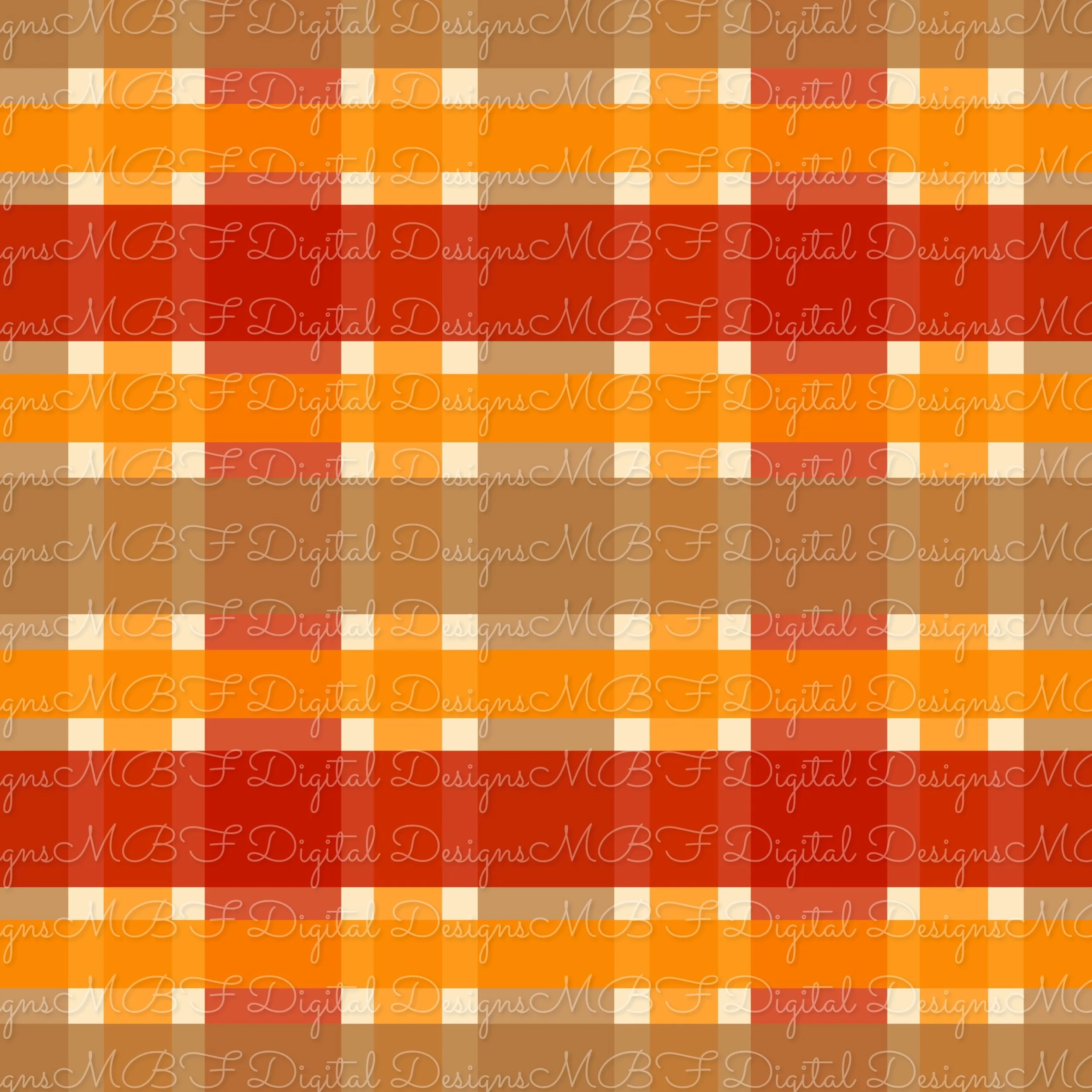 Fall Sweet Treats Plaid Coord (cream color way)