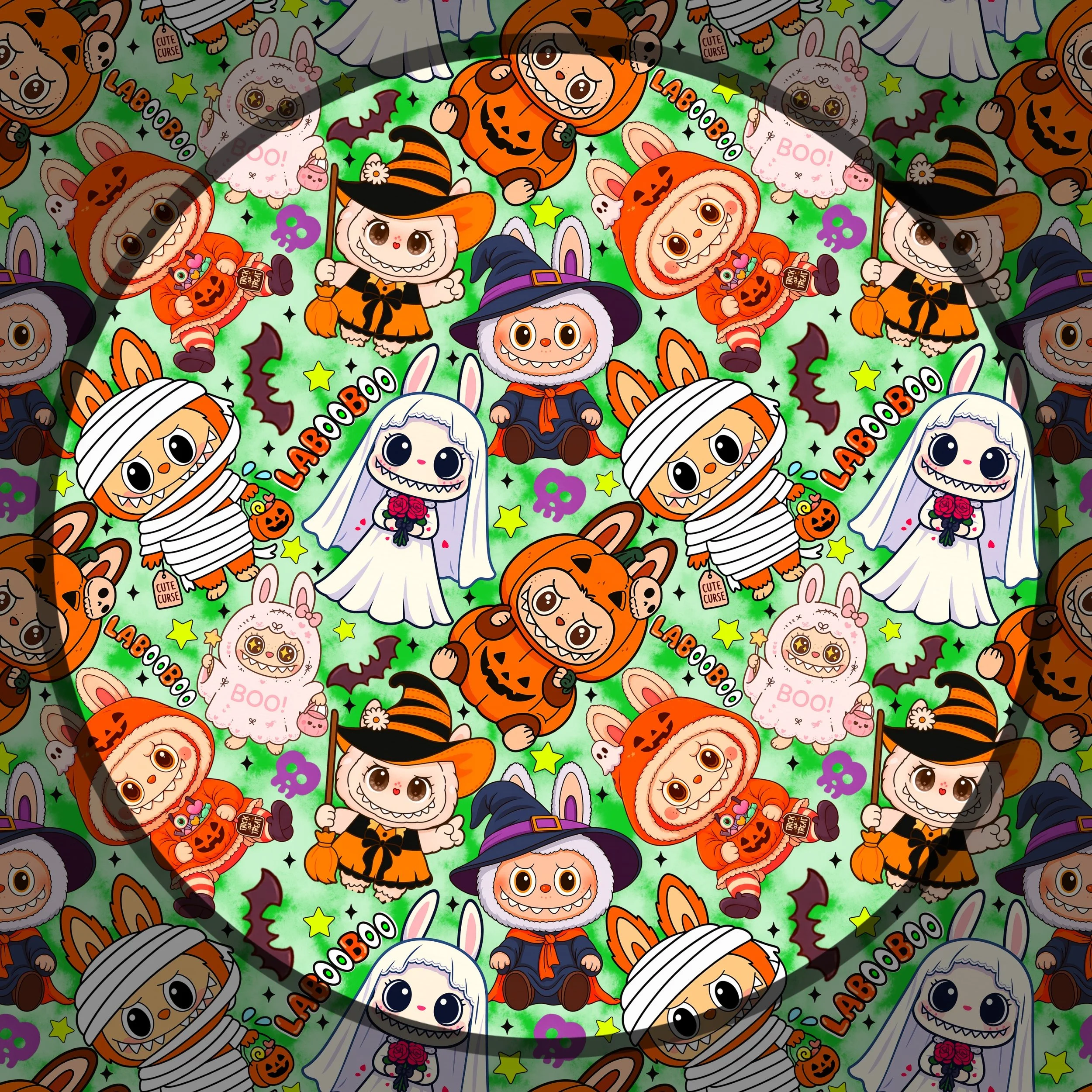 Labooboo (ghostly green color way)