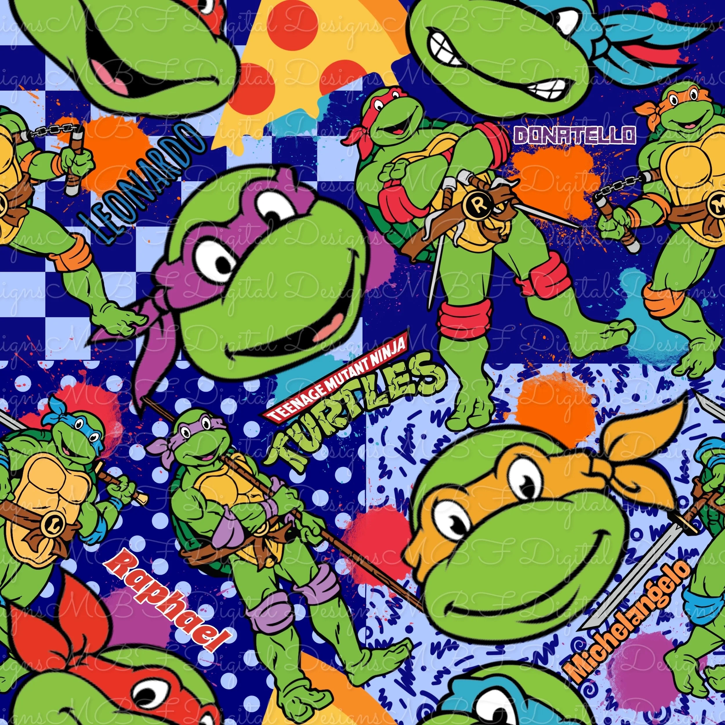 TMNT (duo blue color way)