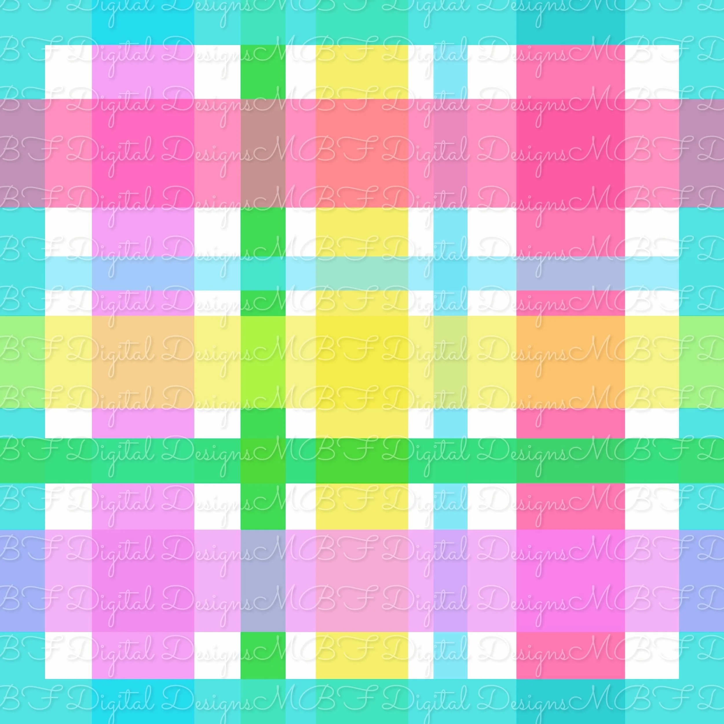 Easter Minecraft Plaid Coord