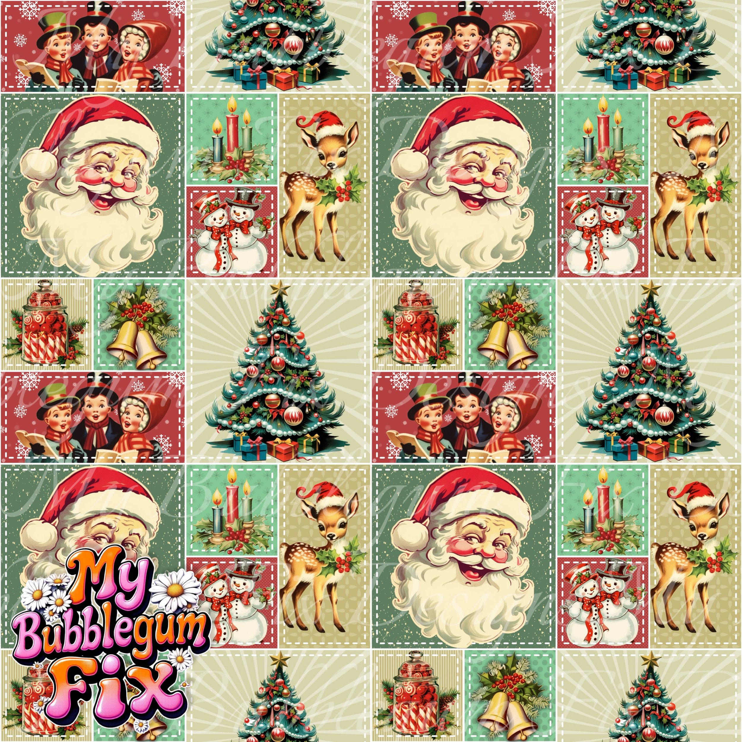 Vintage Christmas Patchwork