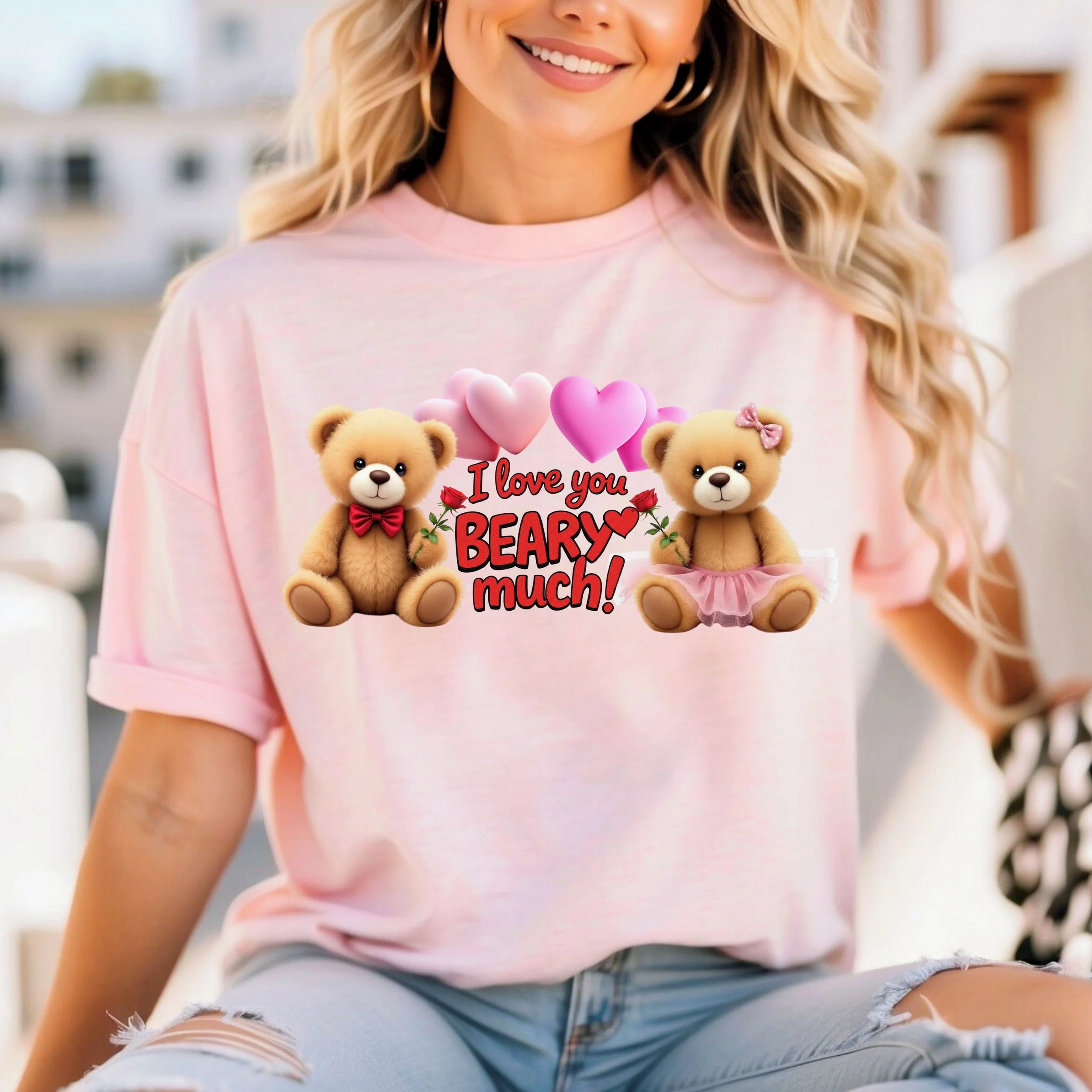 I Love You Beary Much PNG