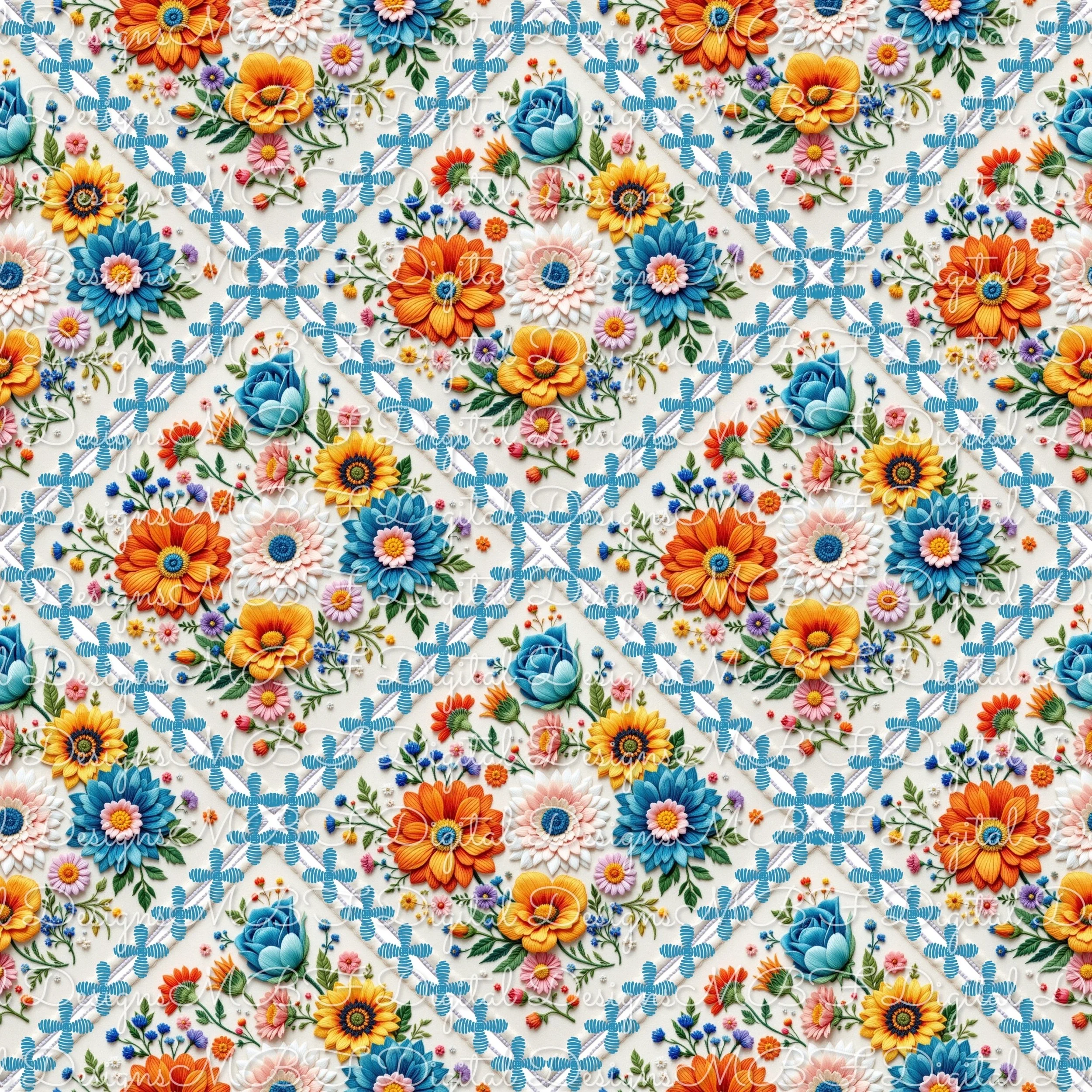 Bouquets Of Spring Patchwork