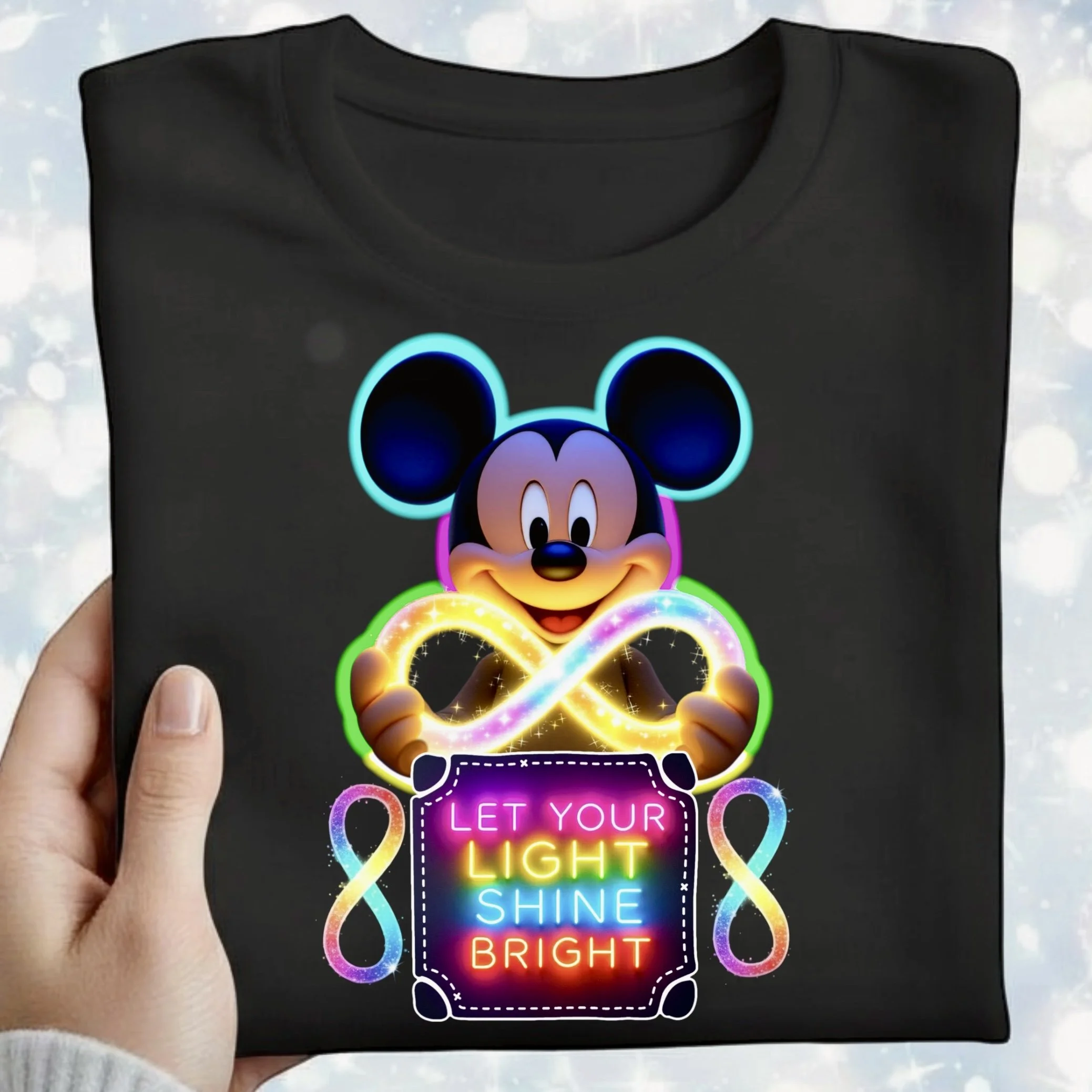 Mickey ASD Light Shine PNG