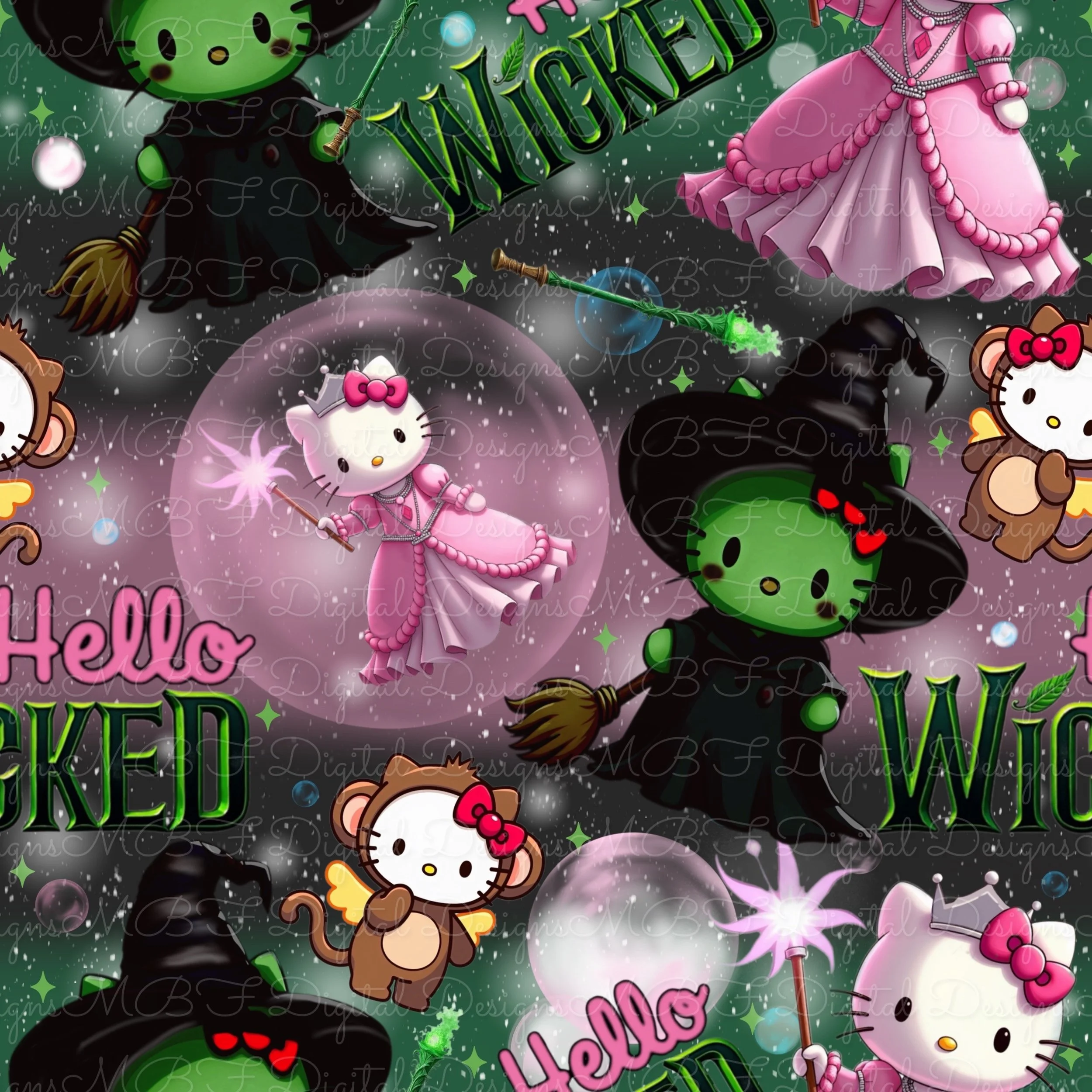 Hello Wicked (Dark color way)