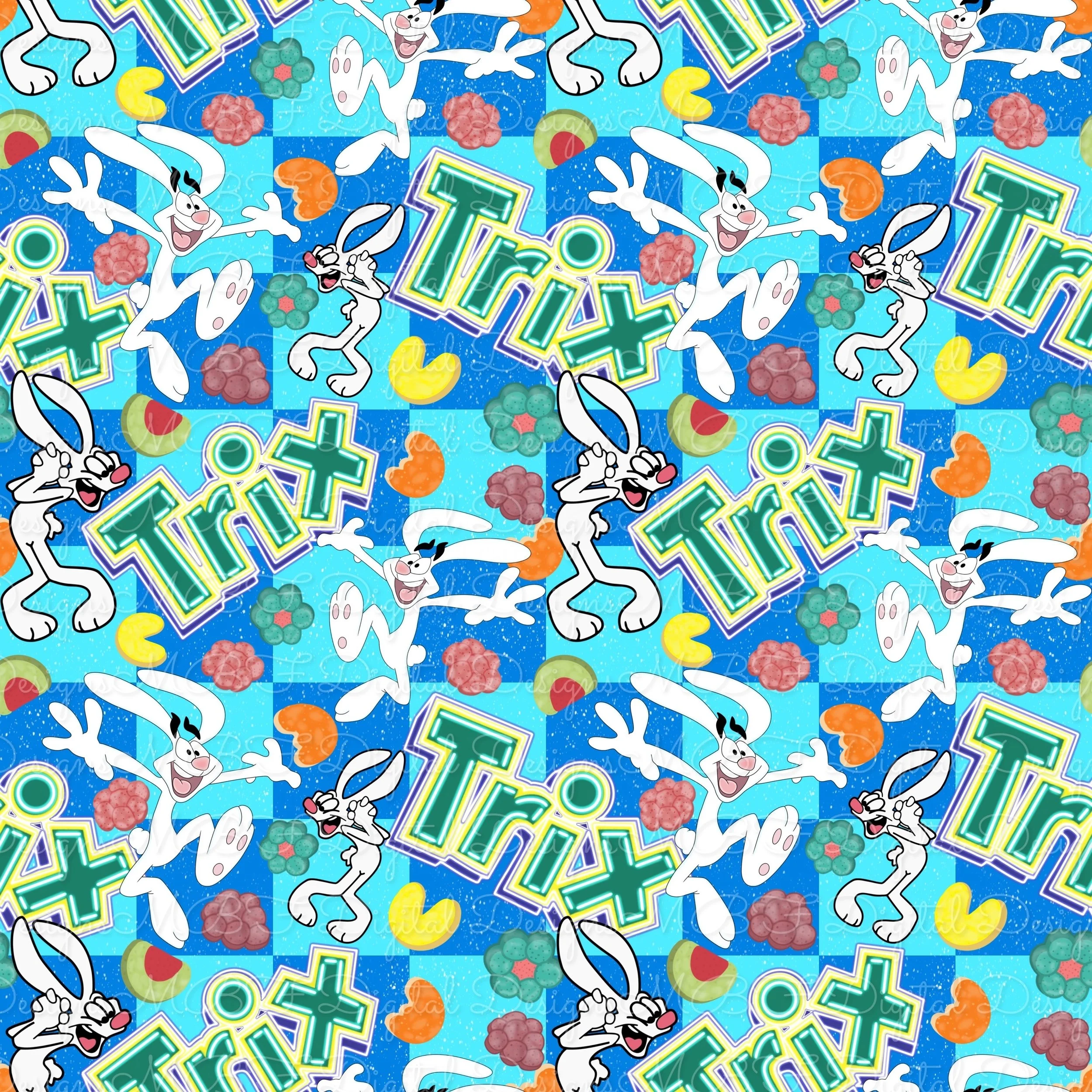 Silly Rabbit (med blue duo color way)