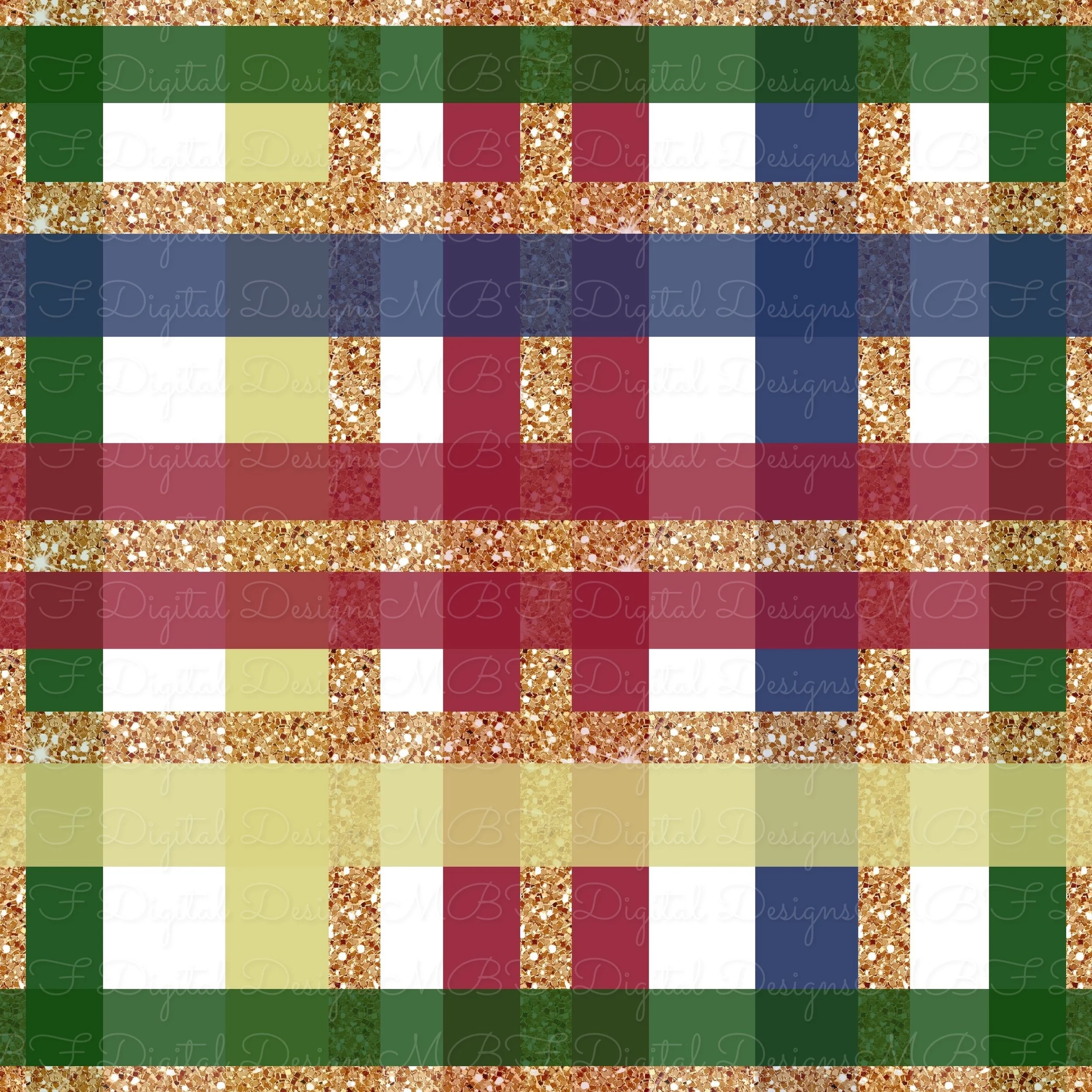 The Suite Life Glitter Patch work Plaid Coord